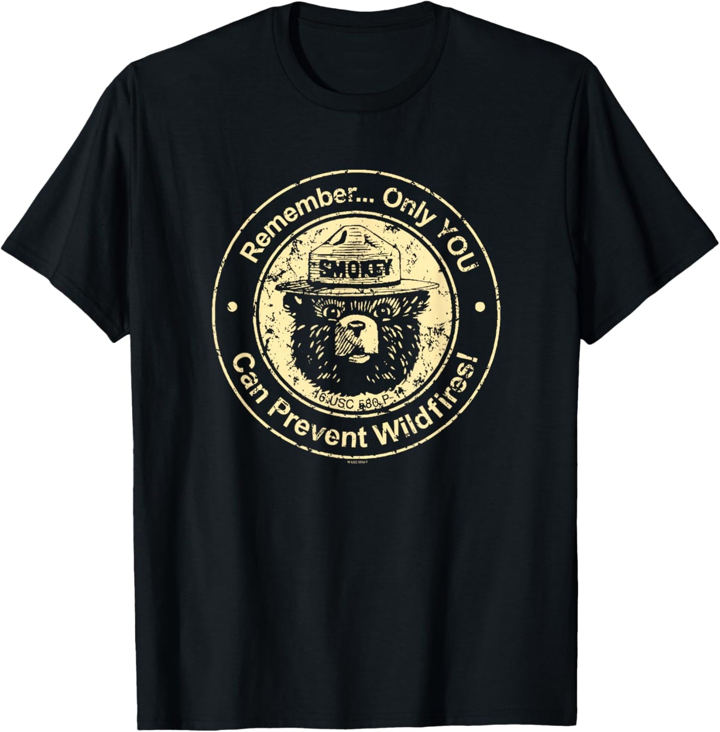 Smokey Bear Only You Can Prevent Wildfires Vintage Seal