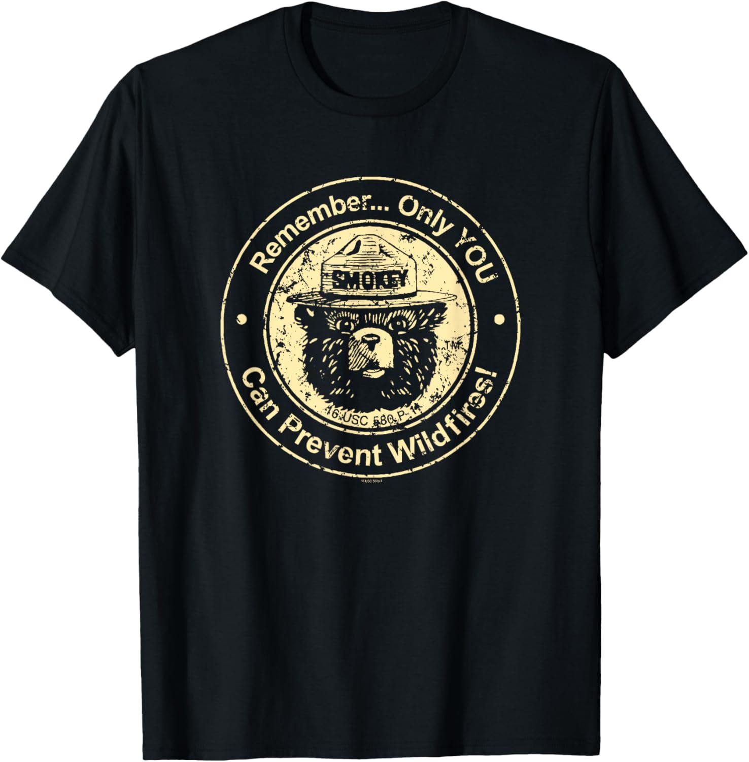 Smokey Bear Only You Can Prevent Wildfires Vintage Seal