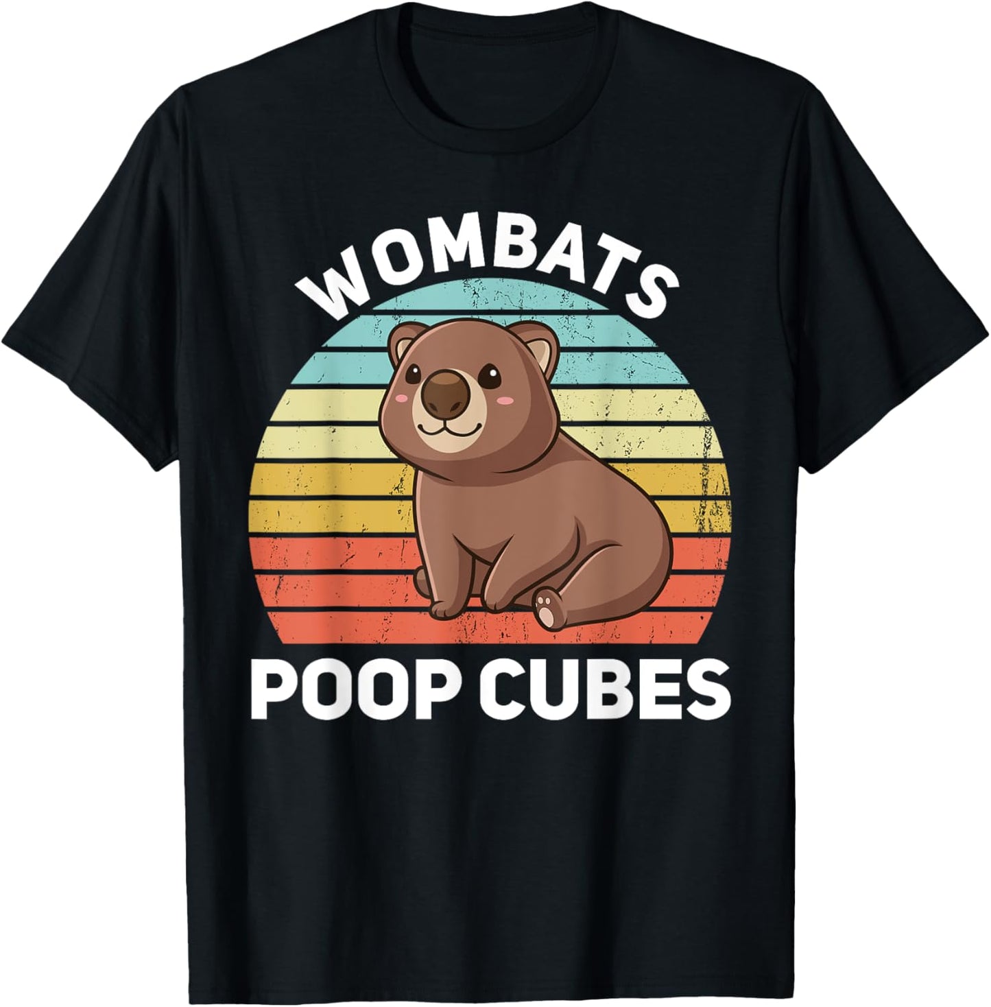 Wombats Poop Cubes Funny Wombat Kawaii Chibi Wombat Quote