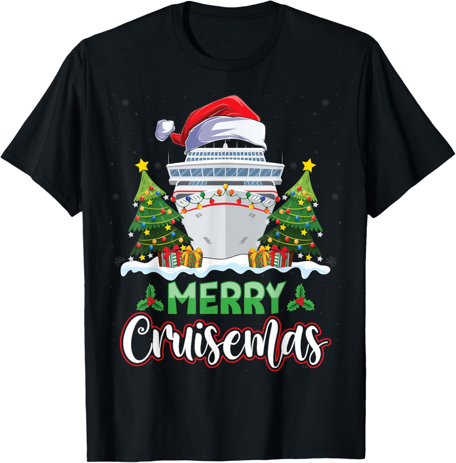 Merry Cruisemas Funny Vacation Cruise Ship Christmas Holiday