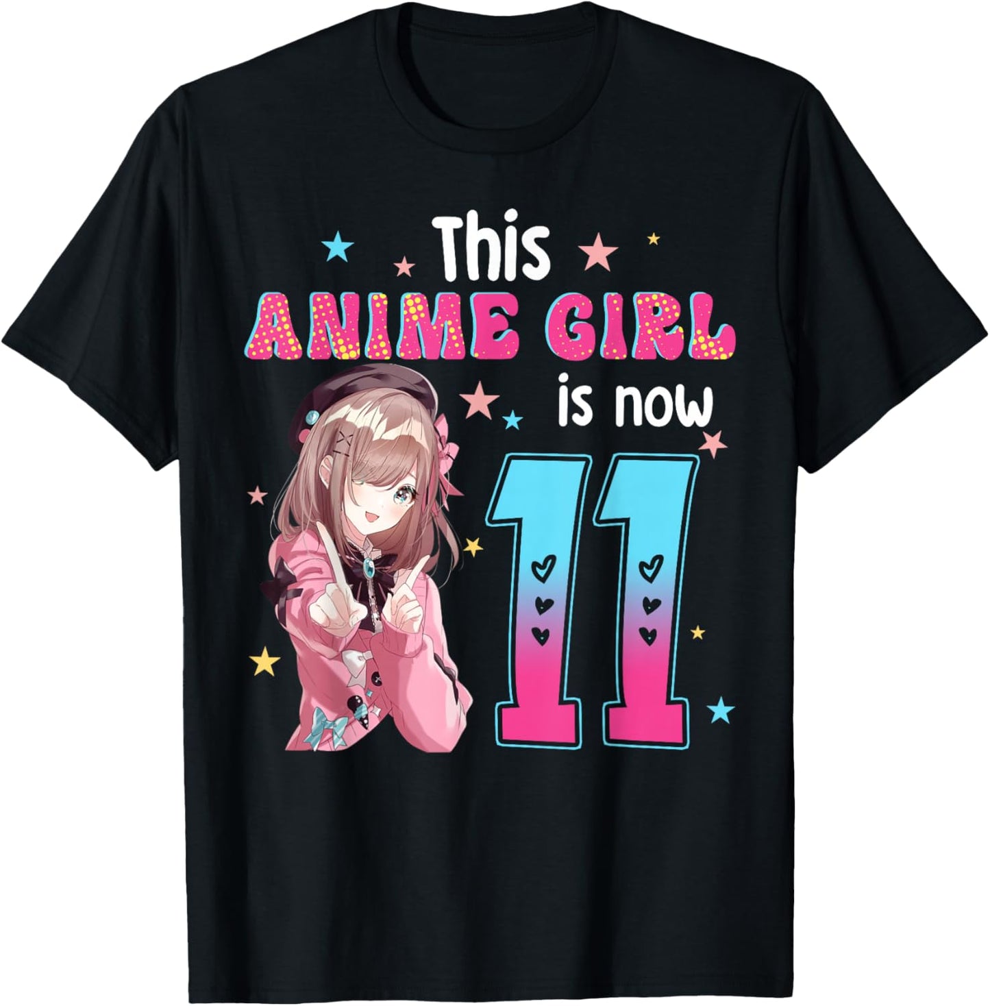 11 Years Old Girl Kawaii Gifts Anime Girl 11th Birthday Kids