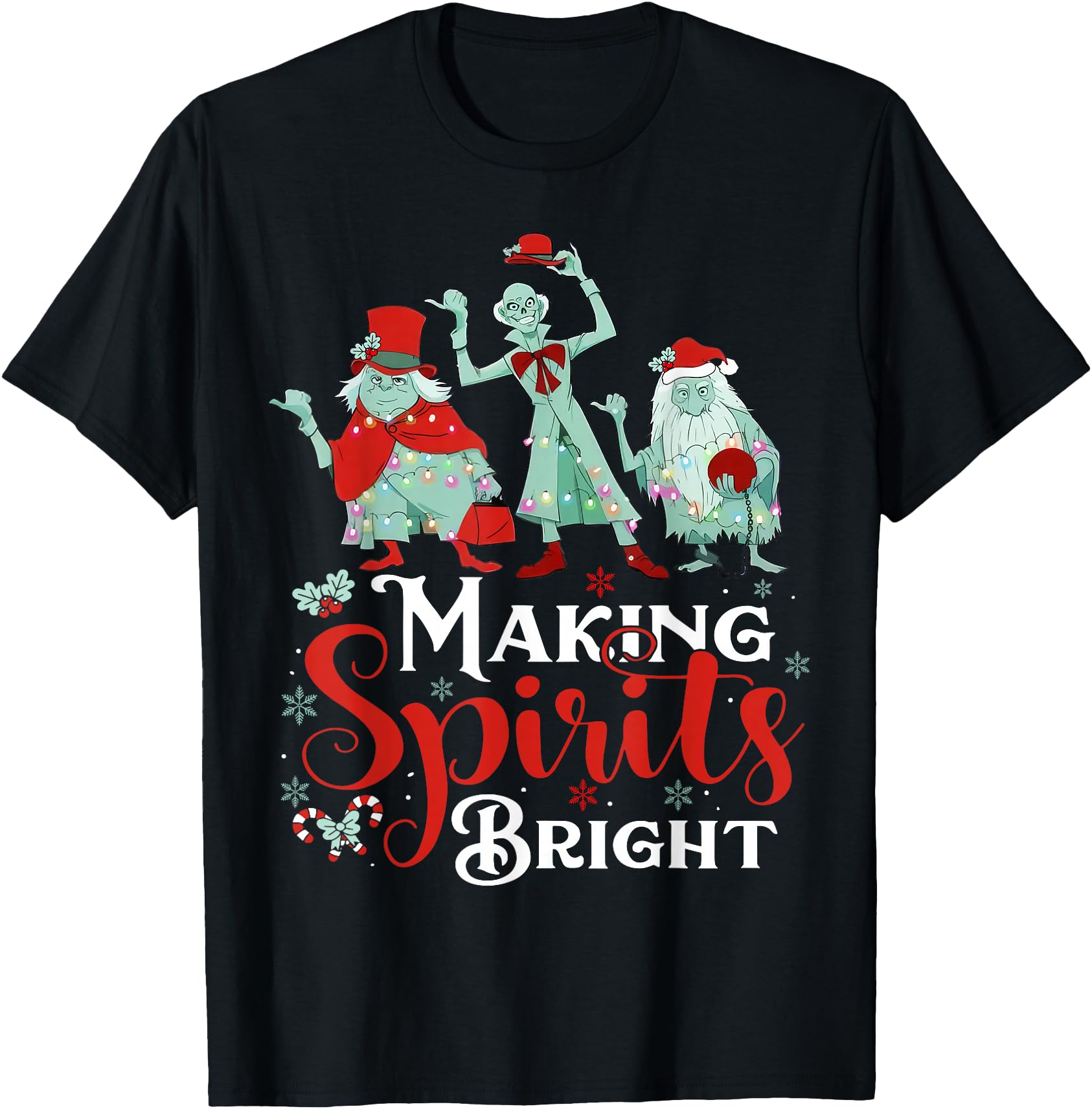 Making Spirits Bright Funny Retro Ghost Christmas Costumes