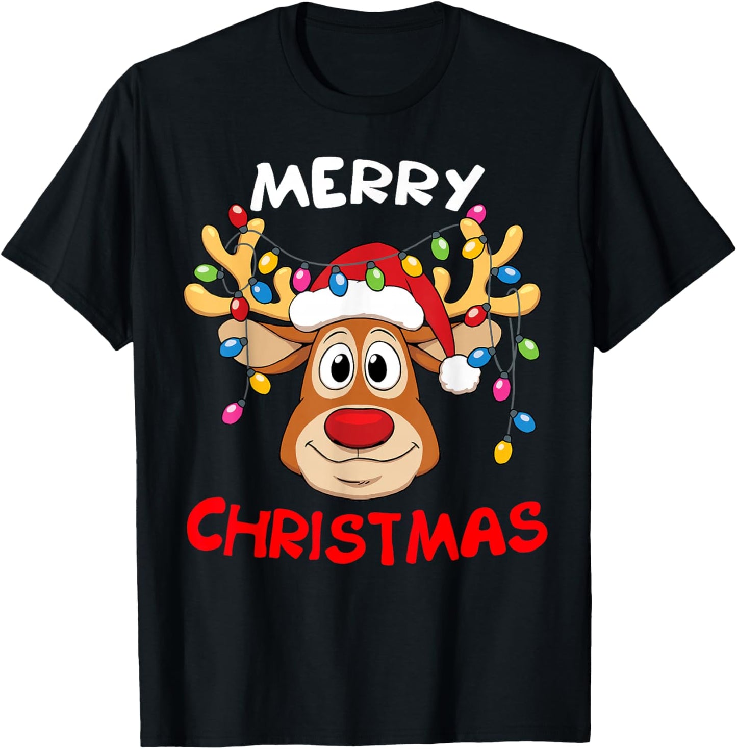 Merry Christmas Reindeer Xmas Family Men Women