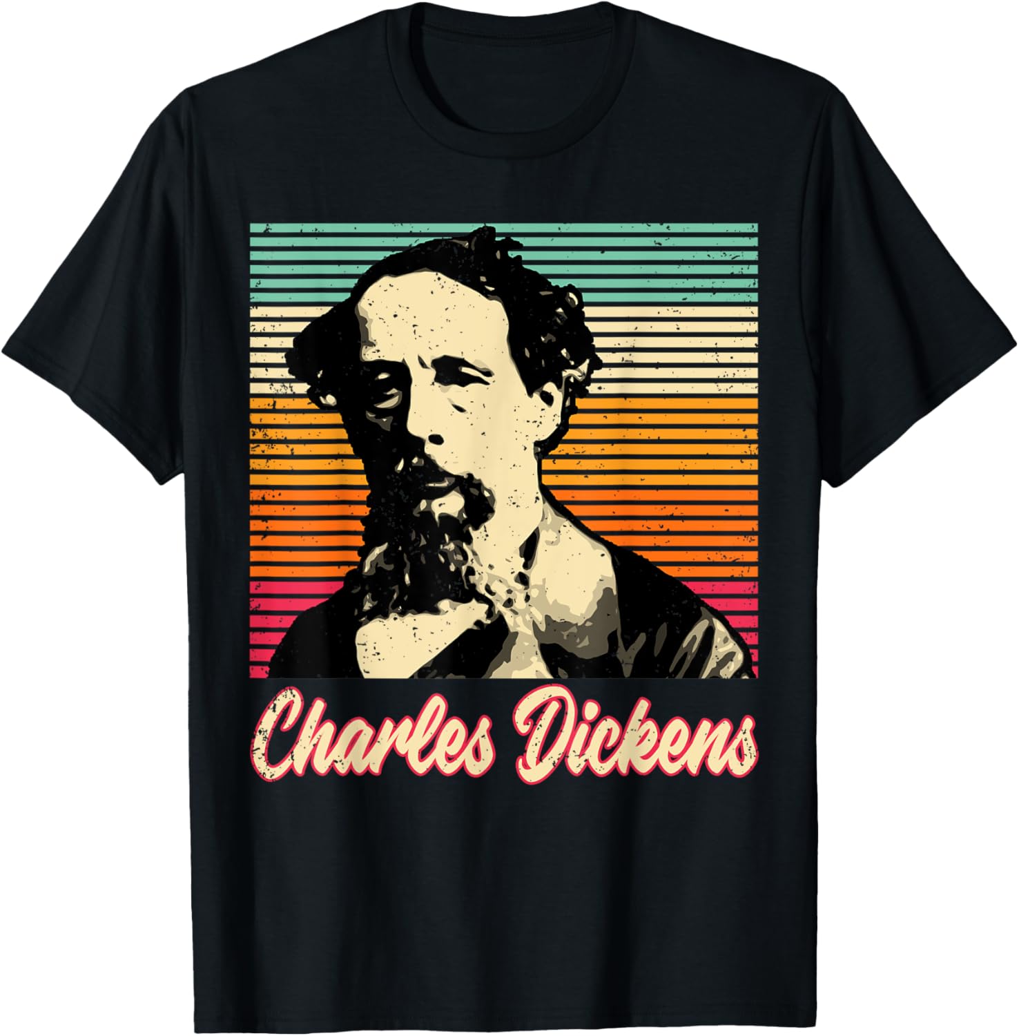 Charles Dickens Literature Book Club Vintage Charles Dickens T-Shirt