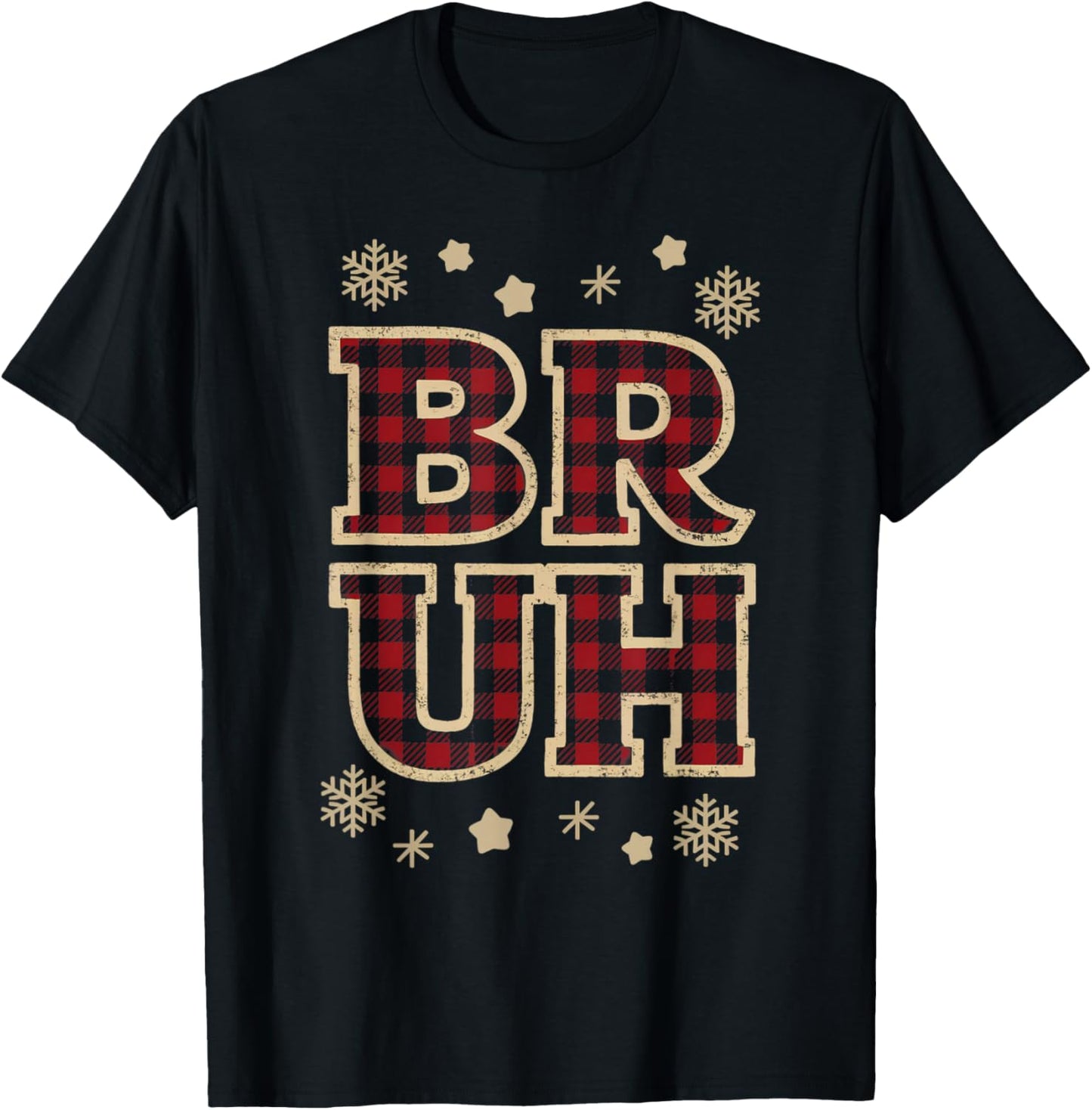 Bruh Funny Christmas Teens Boys Kids Xmas Pajamas