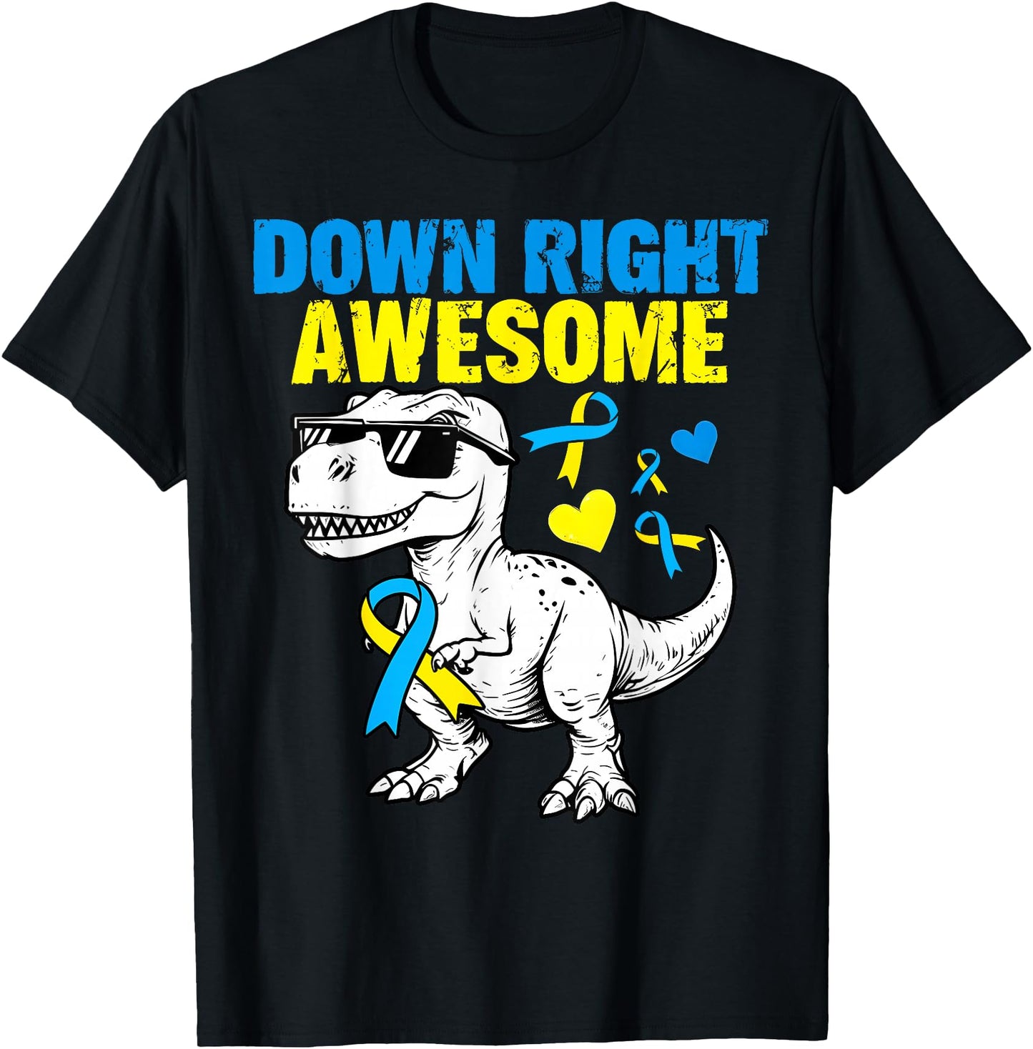 Dinosaur Down Right Awesome Down Syndrome Awareness Boys Kid