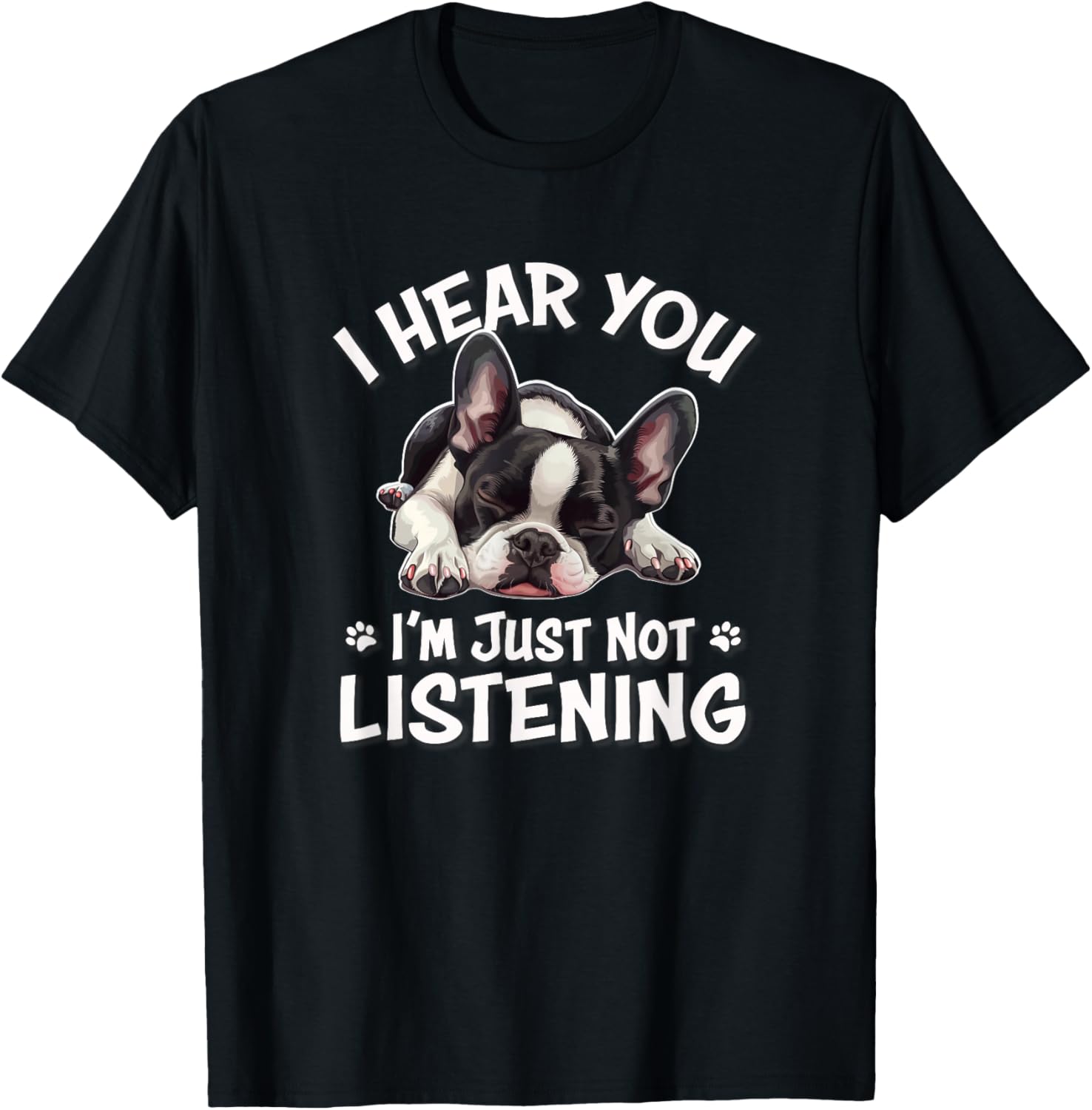 Funny Napping Hear You Not Listening Bostie Lover