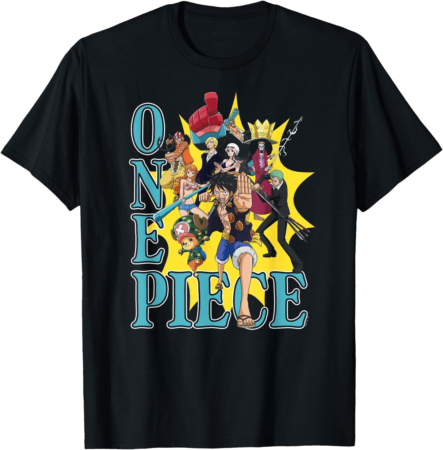 One Piece Anime Group Photo Burst Character Collage