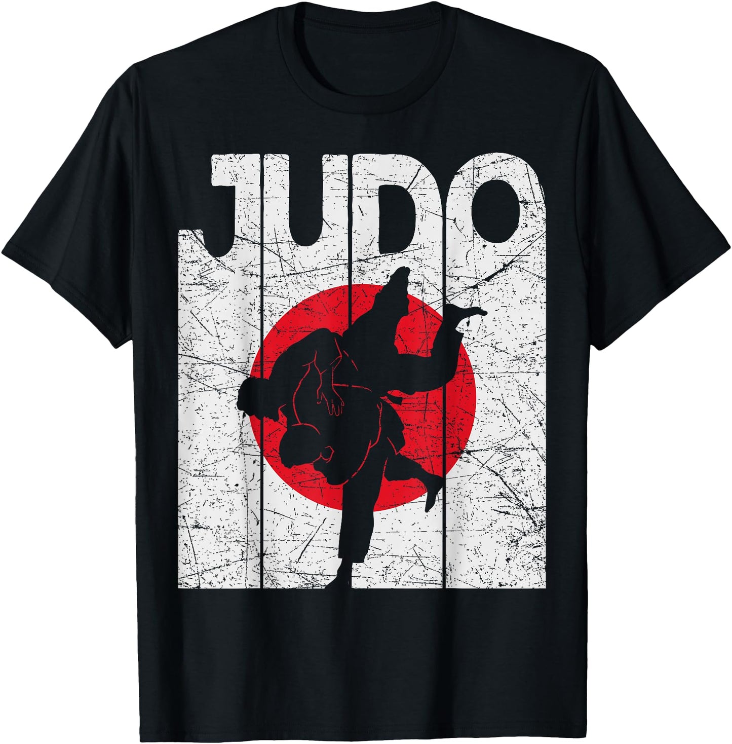 Judo Vintage Martial Arts Retro Judo Japanese Flag