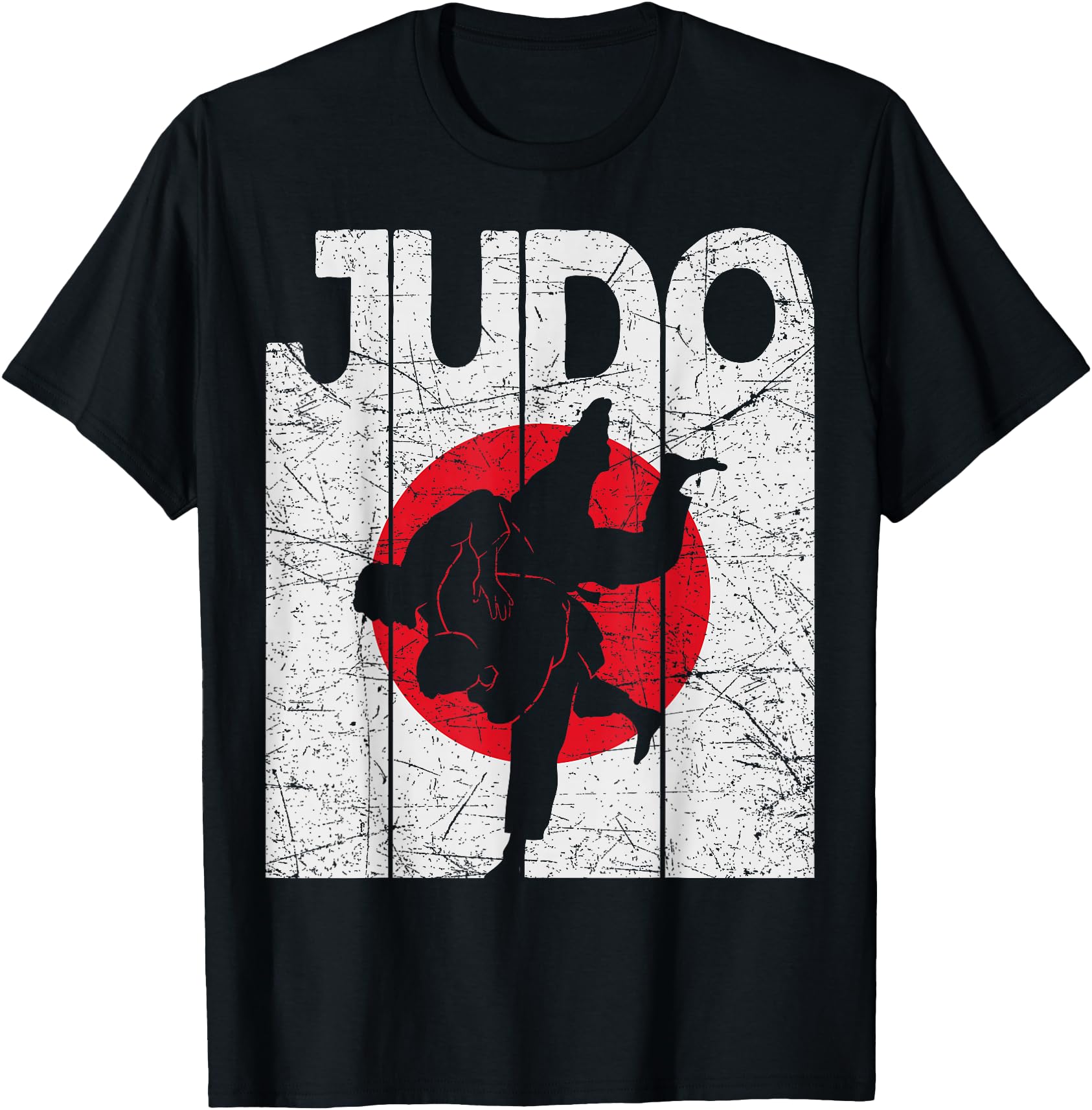 Judo Vintage Martial Arts Retro Judo Japanese Flag