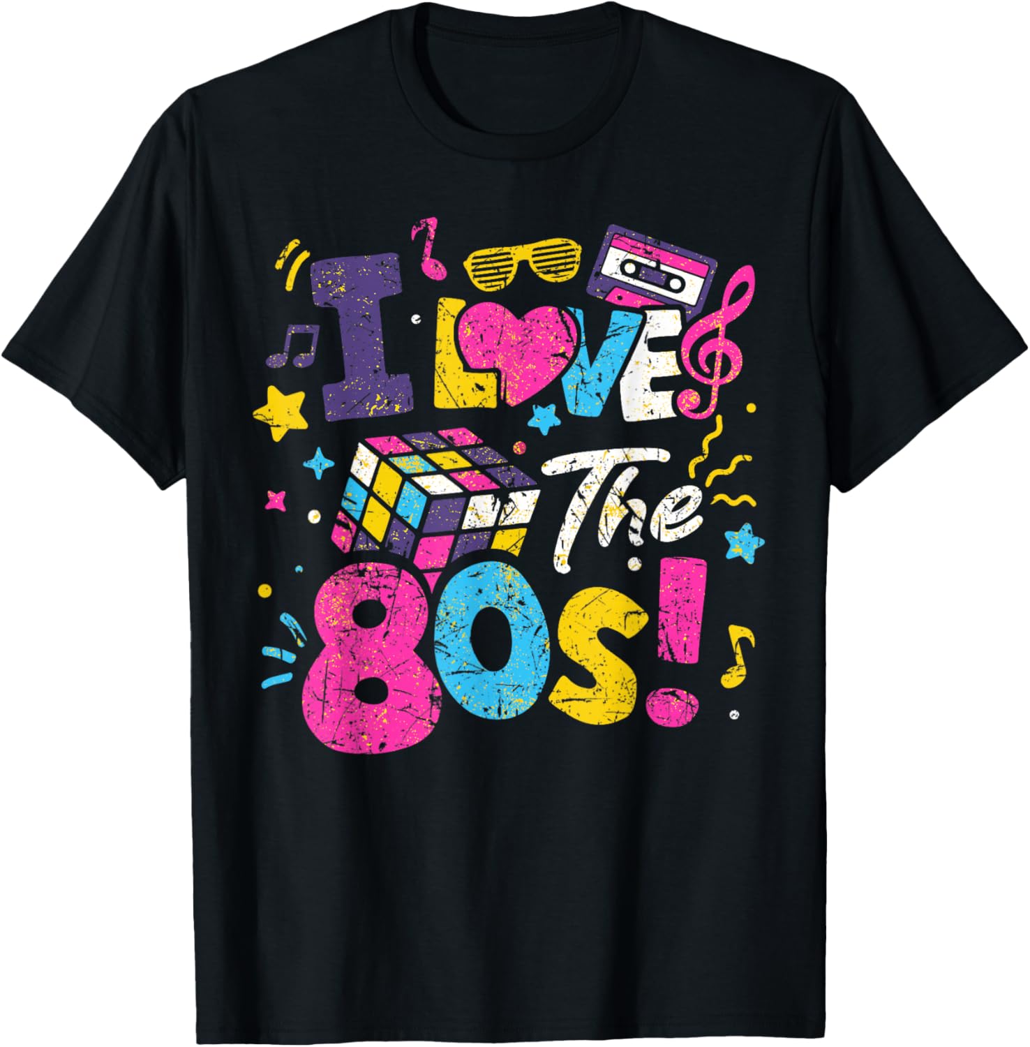 I Love The 80's Eighties Party Retro Costume