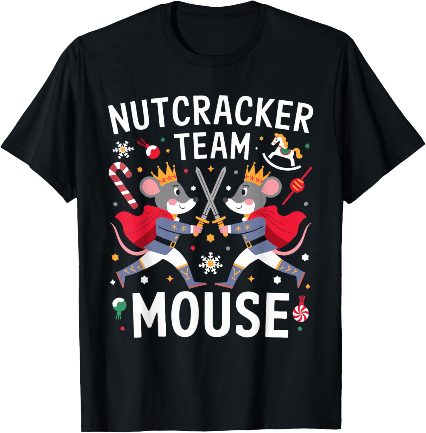 Team Mouse Nutcracker Shirt Christmas Dance Funny Soldier
