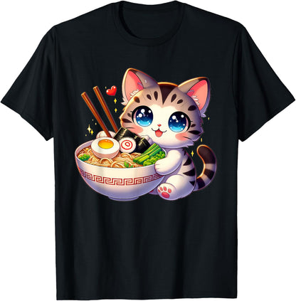Cat Ramen Noodles Anime Kawaii Japanese Cat
