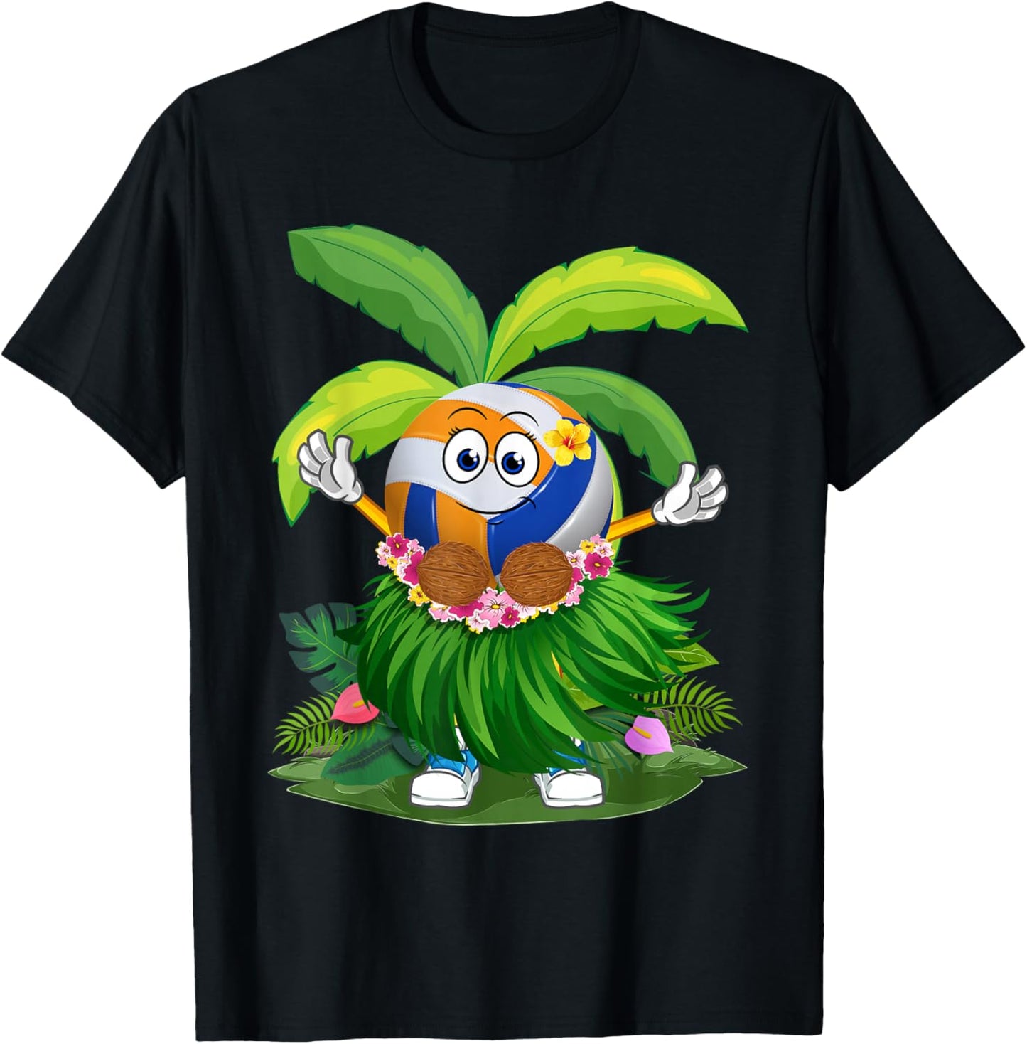Cute Hawaiian Volleyball Ball Tropical Beach Summer Vacation
