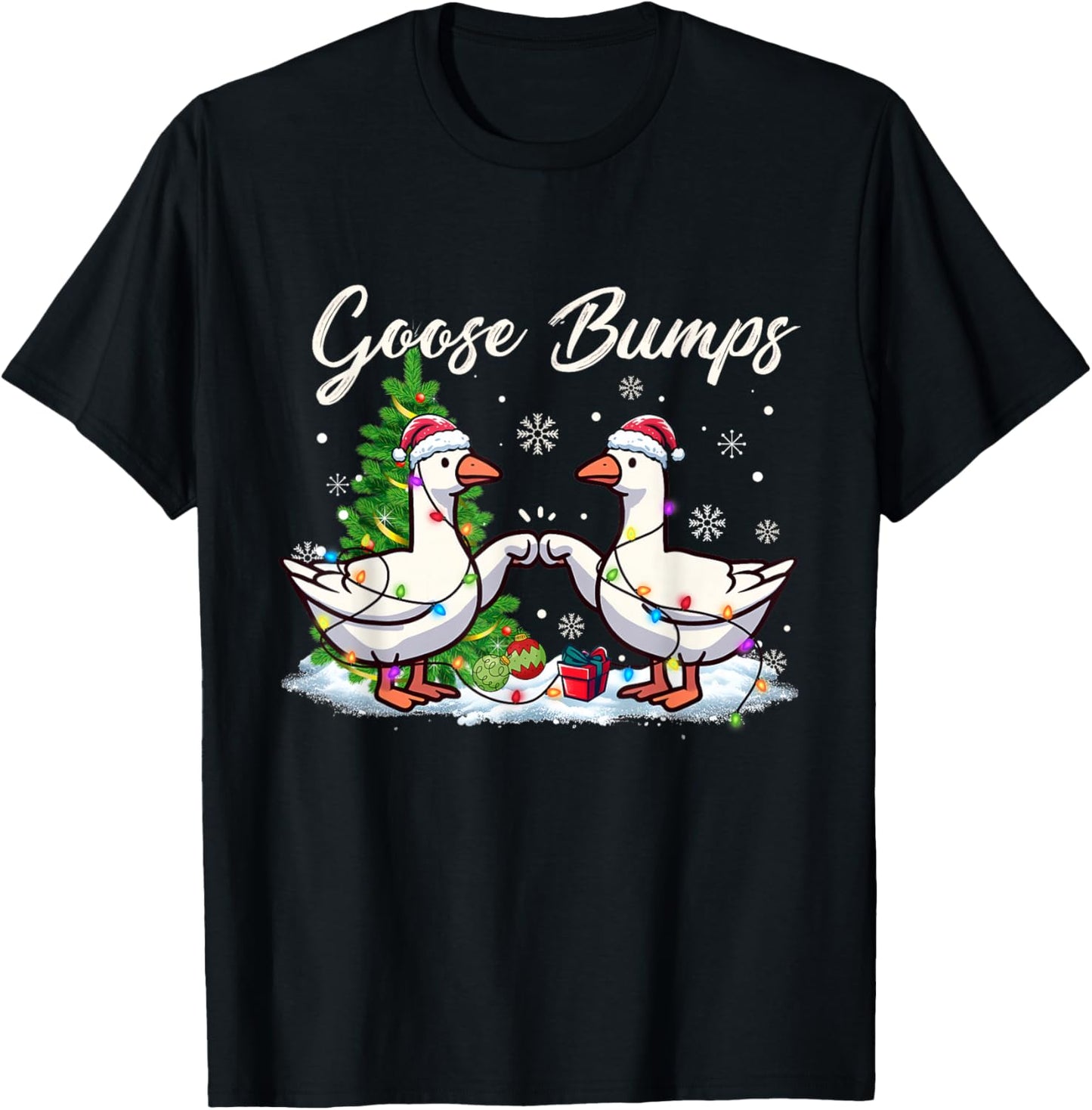 Christmas Goose Bumps Christmas Goose Geese let it snow Xmas