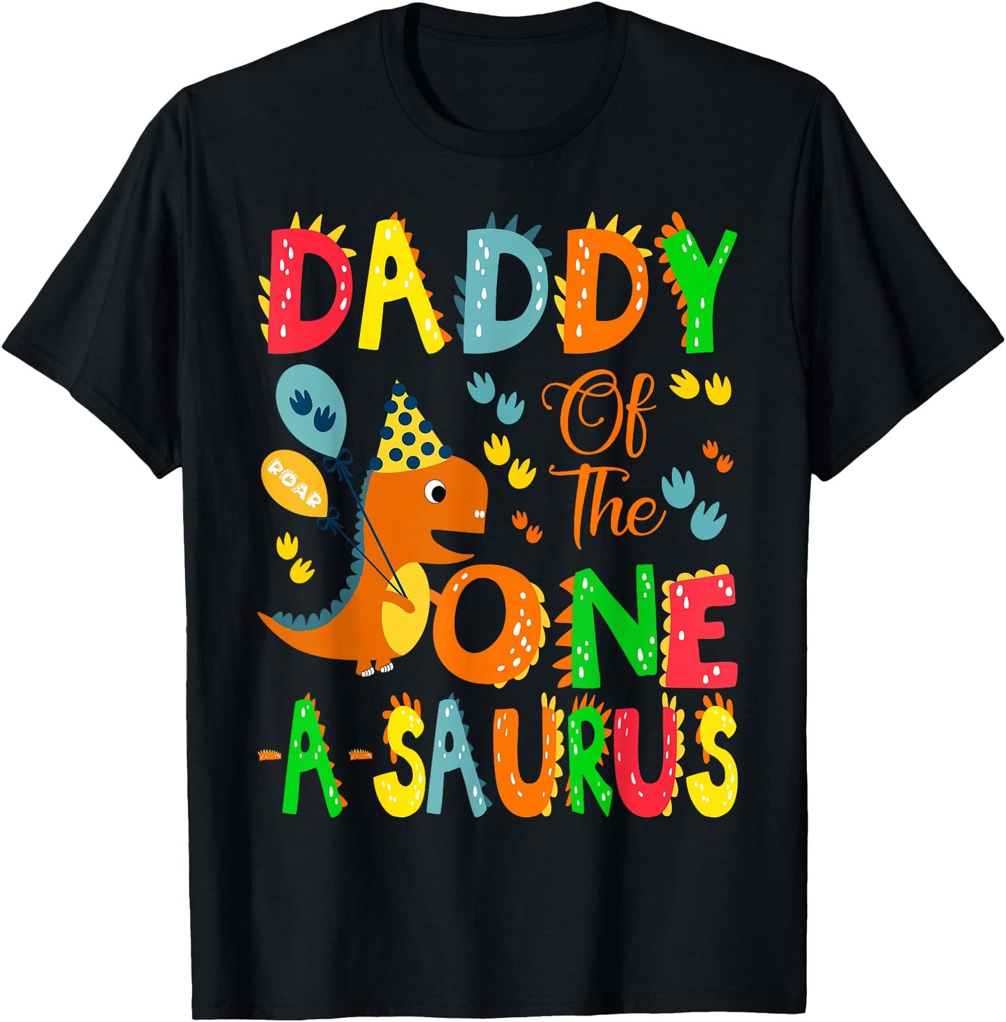 Daddy of The One-A-Saurus 1St Birthday Boy Dinosaur