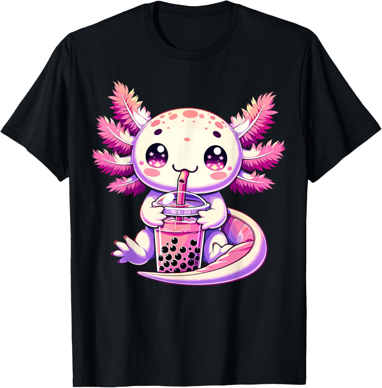 Axolotl Boba Tea Bubble Tea Anime Cute Kawaii Axolotl