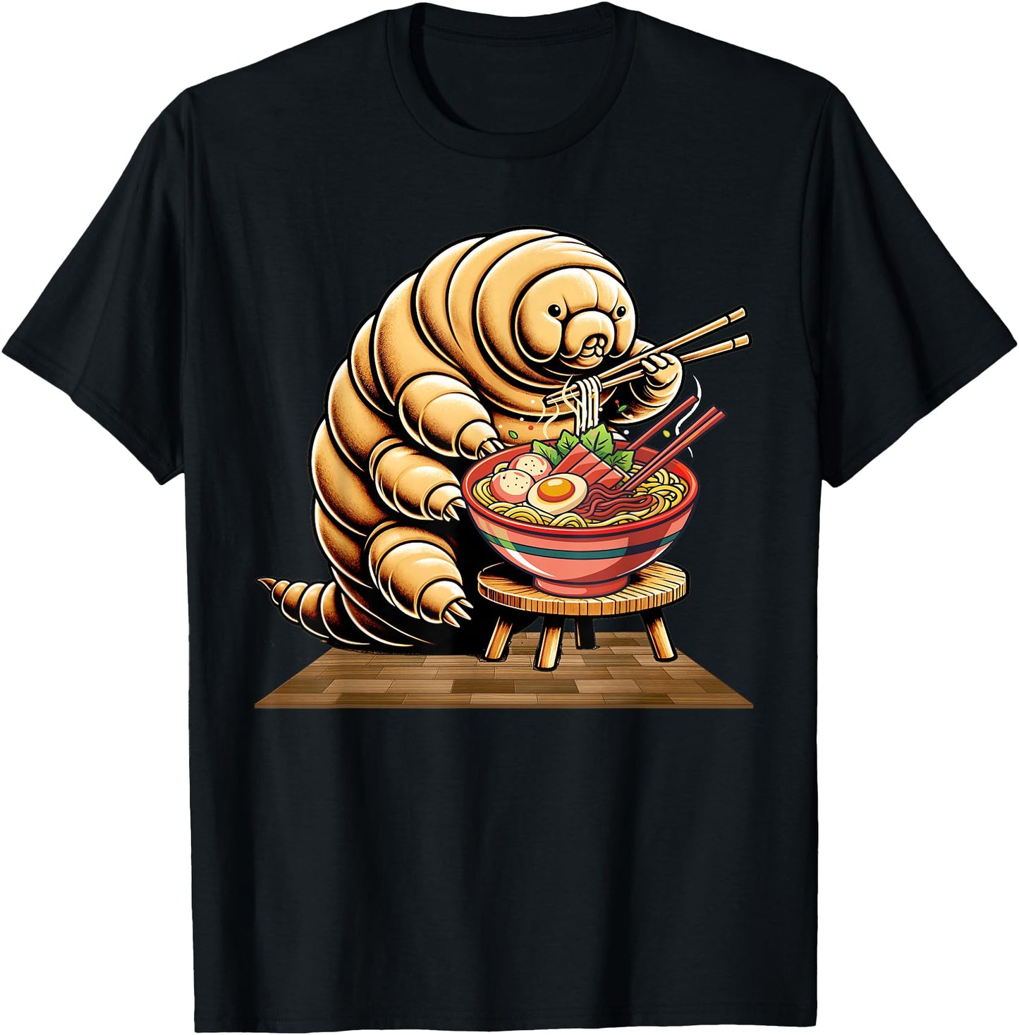 Funny Japanese Kawaii Ramen Noodles Water Bear Tardigrade