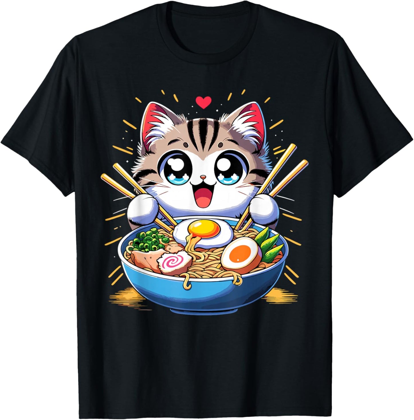 Kawaii Cat Japanese Anime Manga Cat Ramen