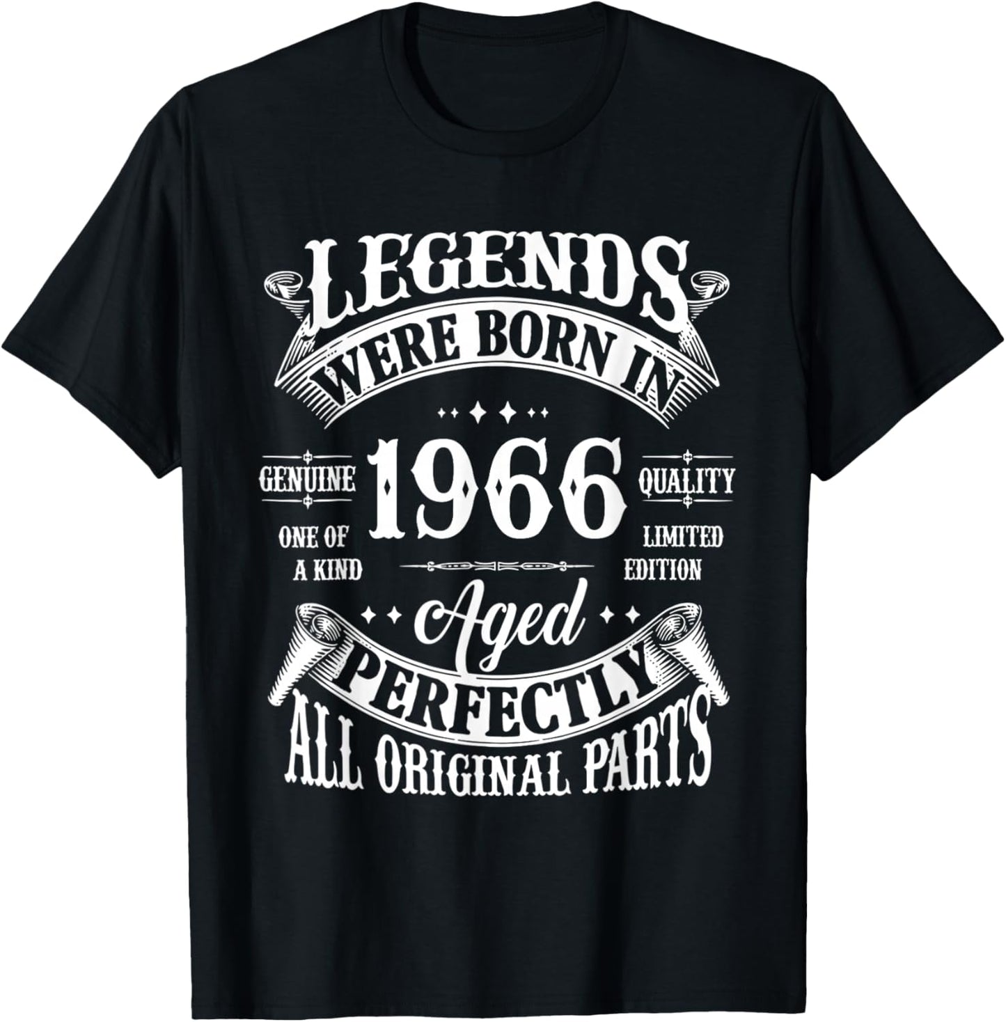 60th Birthday Shirt Vintage Born In 1966 60 Years Old B-day
