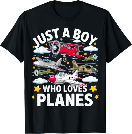 Aircraft Lovers Just A Boy Who Loves Planes Airplane