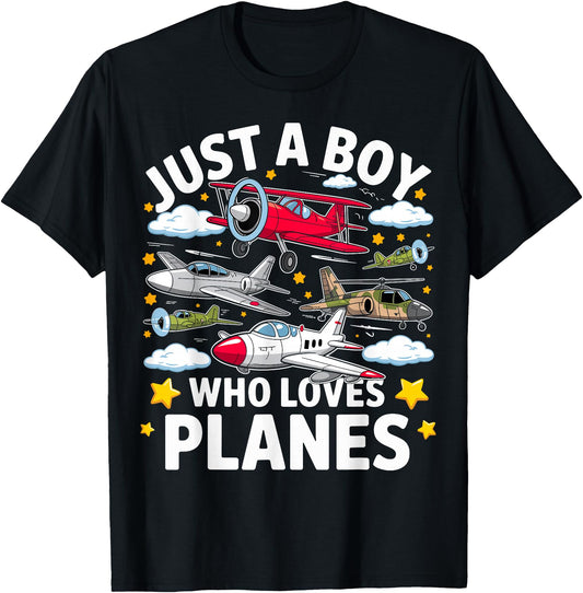 Aircraft Lovers Just A Boy Who Loves Planes Airplane