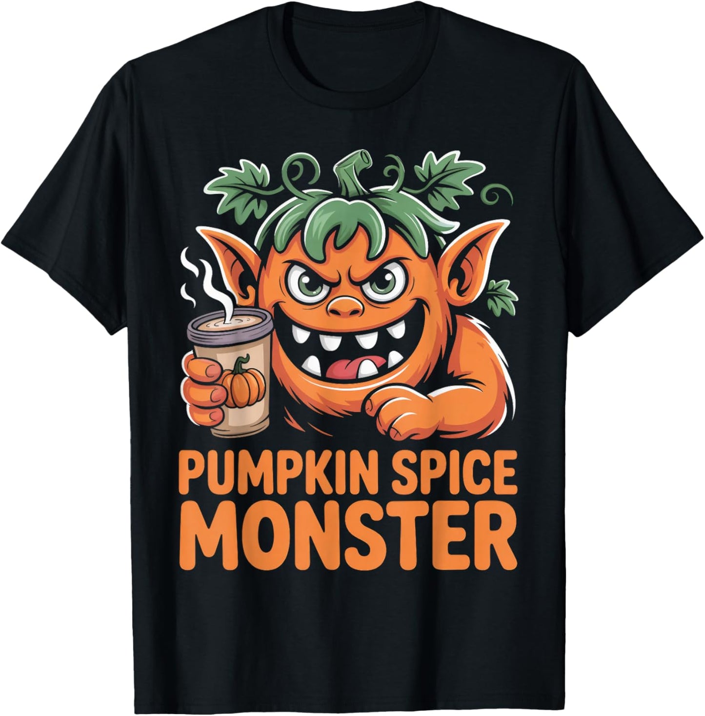 Pumpkin Spice Monster Chibi Pumpkin Latte Fall