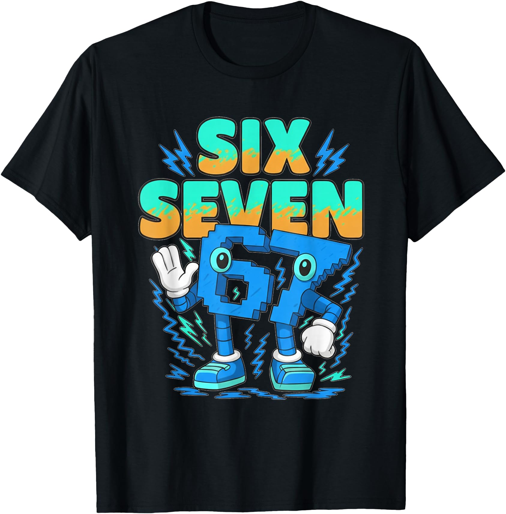 Kids Meme 67 Six Seven 6 7 Gen Alpha Slang Gaming Humor Boys
