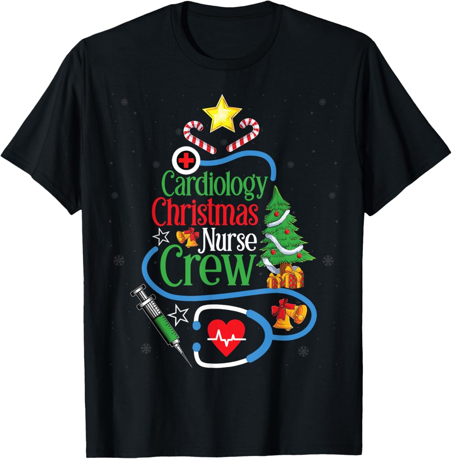 Cardiology Christmas Nurse Crew Heartbeat Cardiologist Xmas