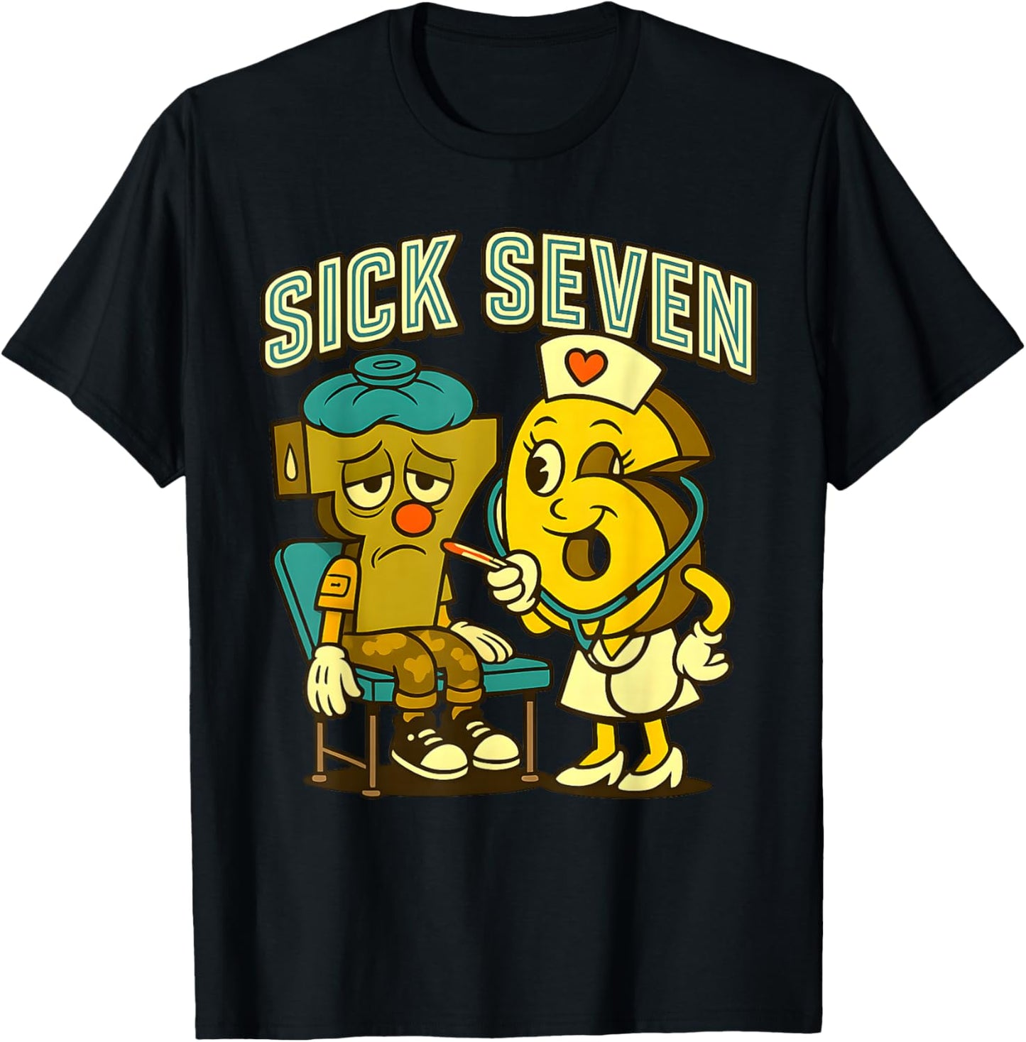 Sick Seven 67 Halloween Funny Meme Sick 7 and Nurse 6