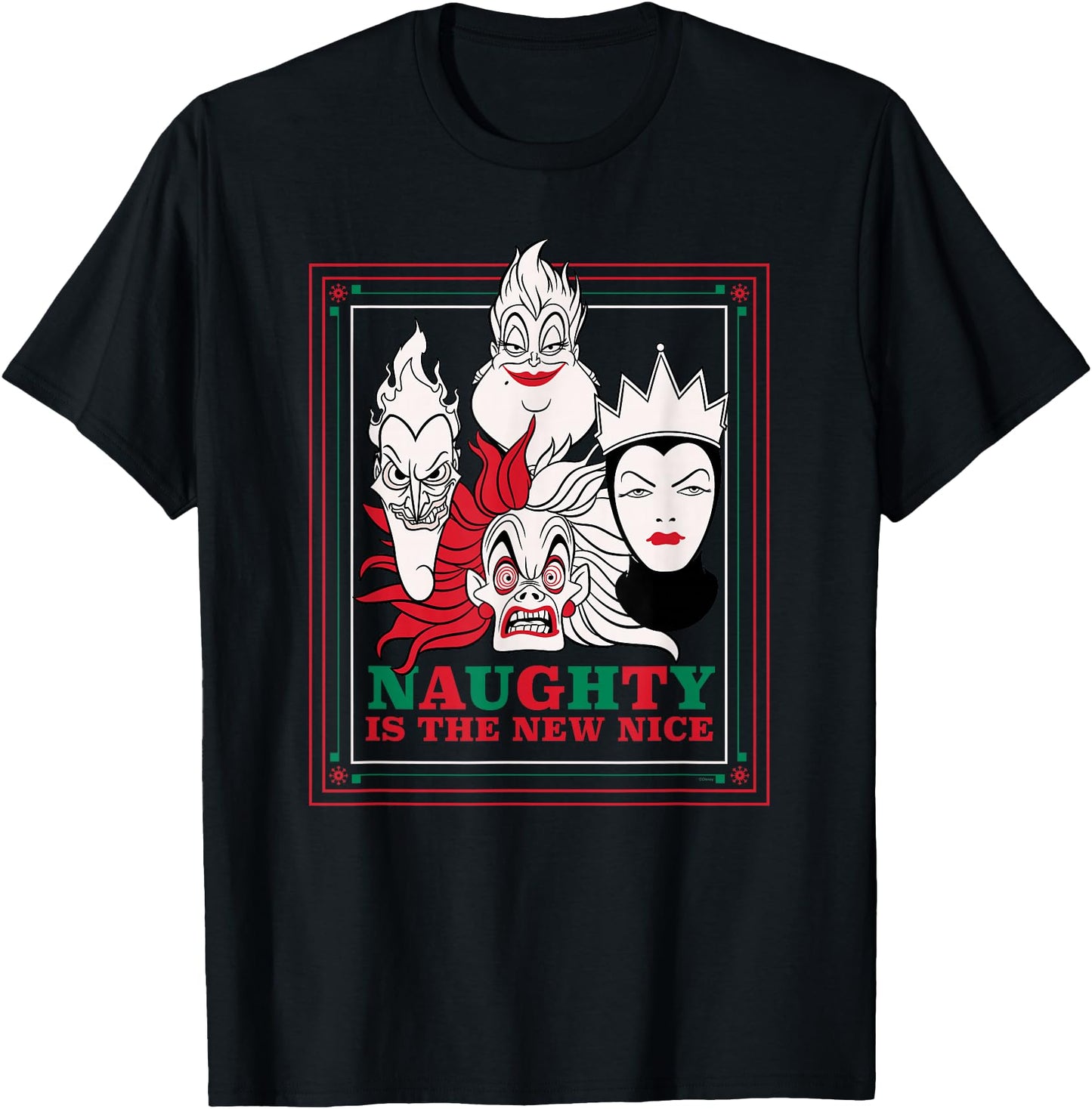 Disney Villains Holiday Christmas Naughty is the New Nice
