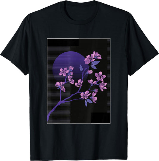 Cherry Blossom T shirt Japanese Beautiful MenWomen