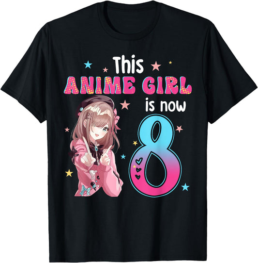 8 Years Old Girl Kawaii Gifts Anime Girl 8th Birthday