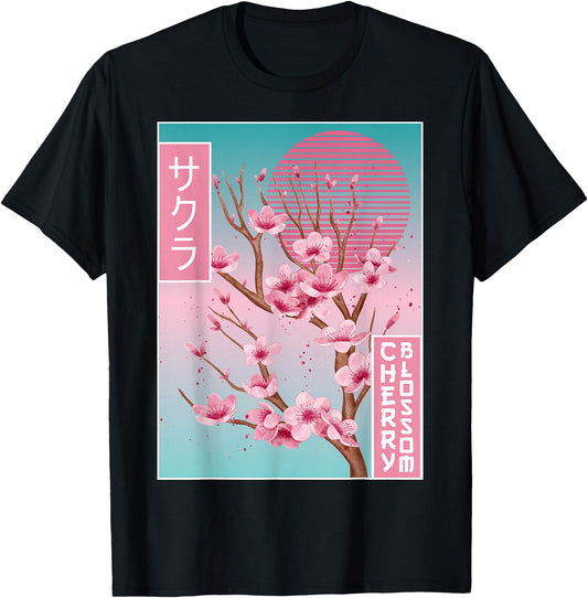 Cherry Blossom Japanese Sakura Vaporwave Aesthetic