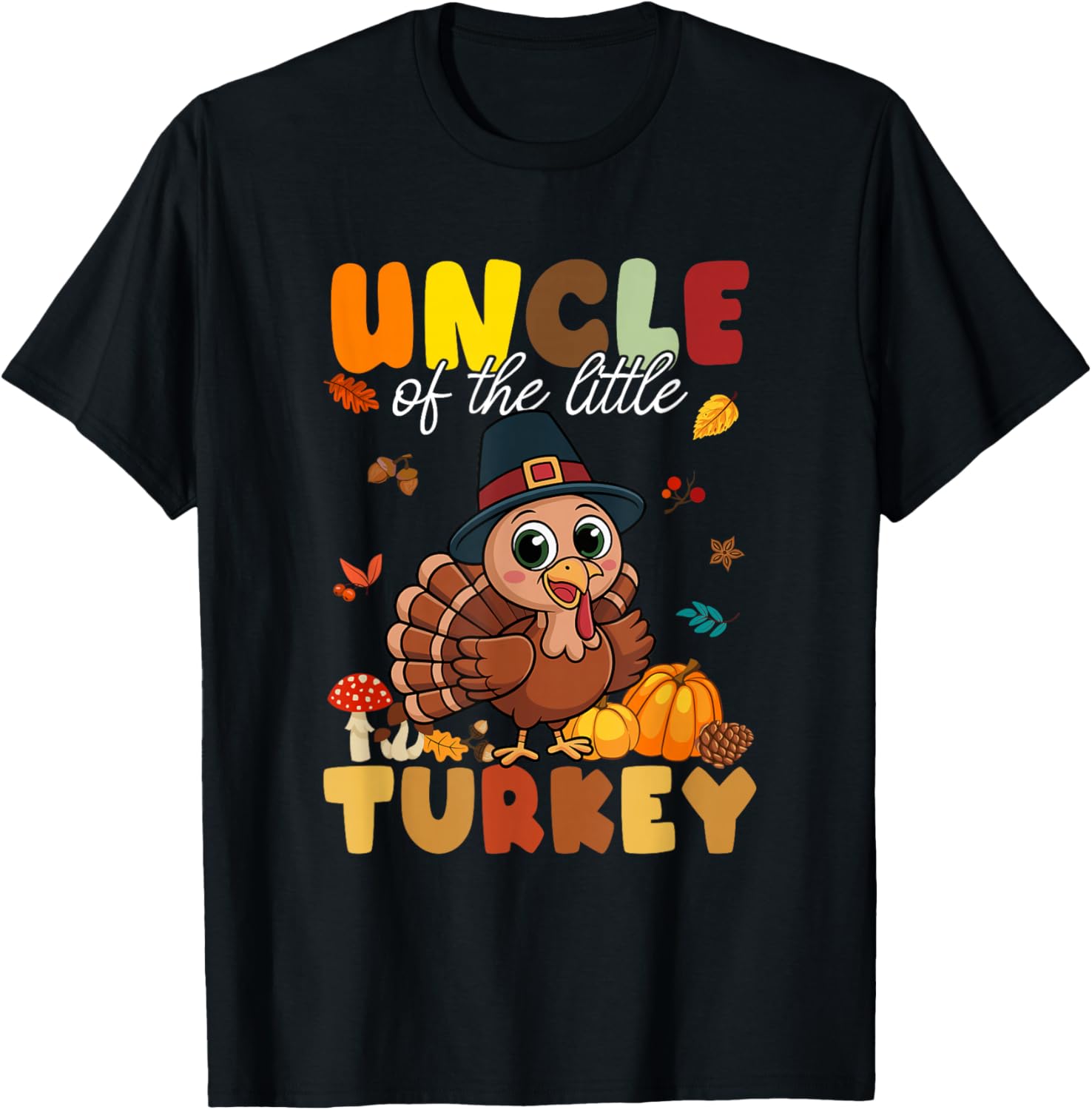 Uncle of The Little Turkey Thanksgiving Baby Shower Fall