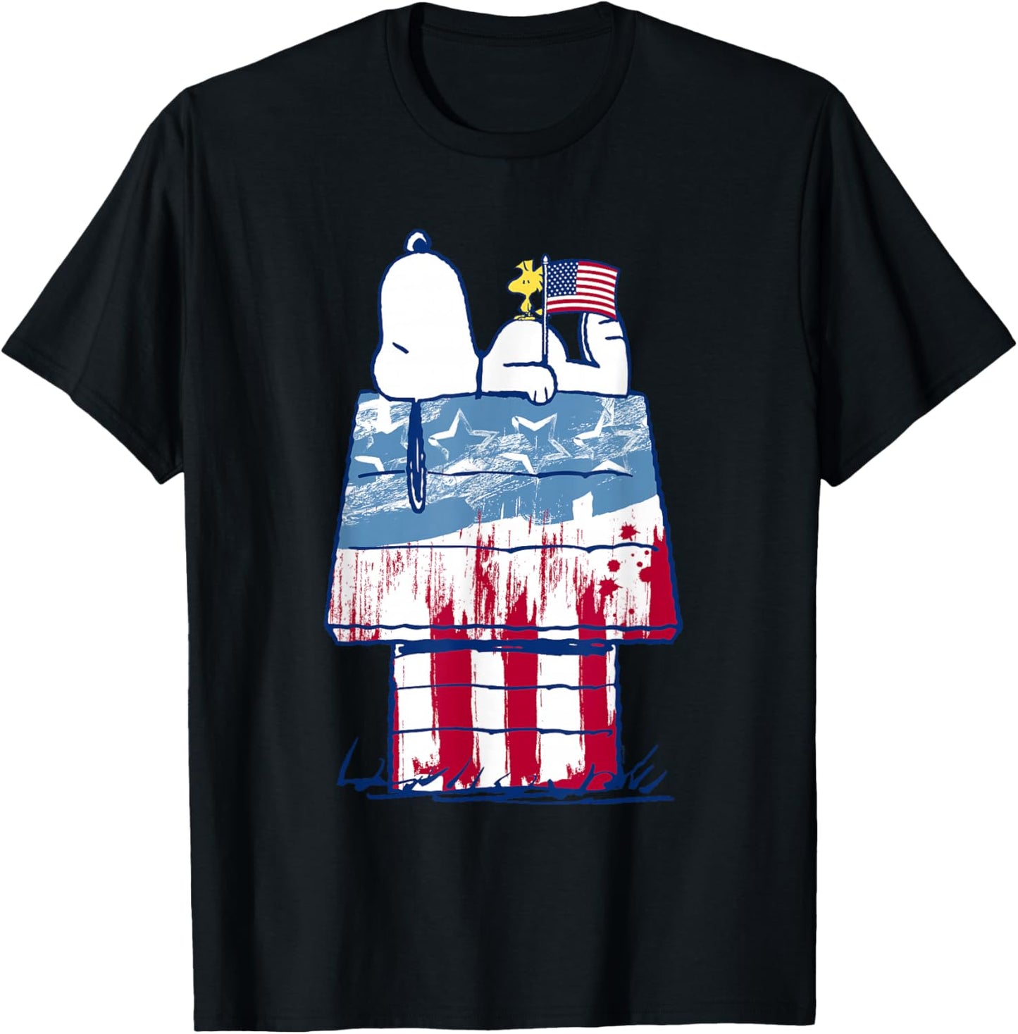 Peanuts USA Wood House Snoopy T-Shirt