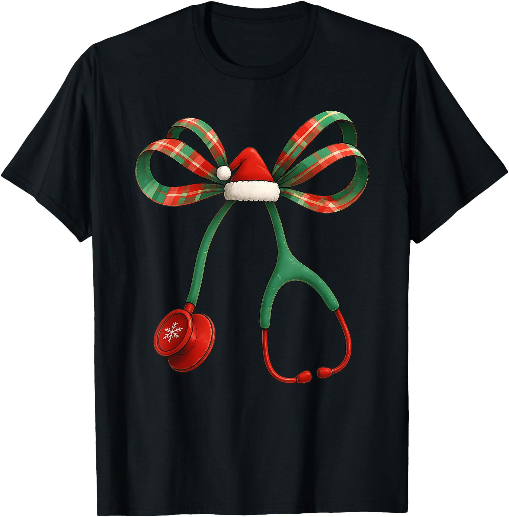Christmas Coquette Bow Stethoscope Medical Nurse Women Girl