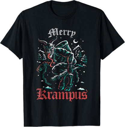 Merry Krampus Christmas Xmas Horror Ugly Sweater Evil Pajama
