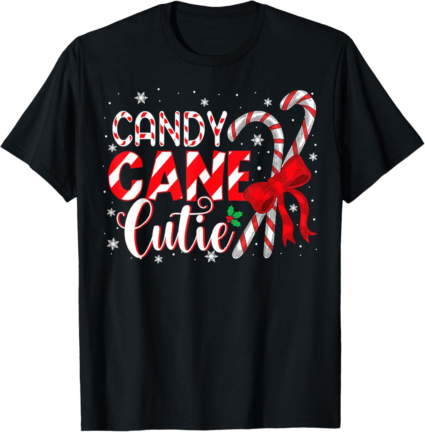 Funny Christmas Candy Cane Cutie Girls Xmas Pajama