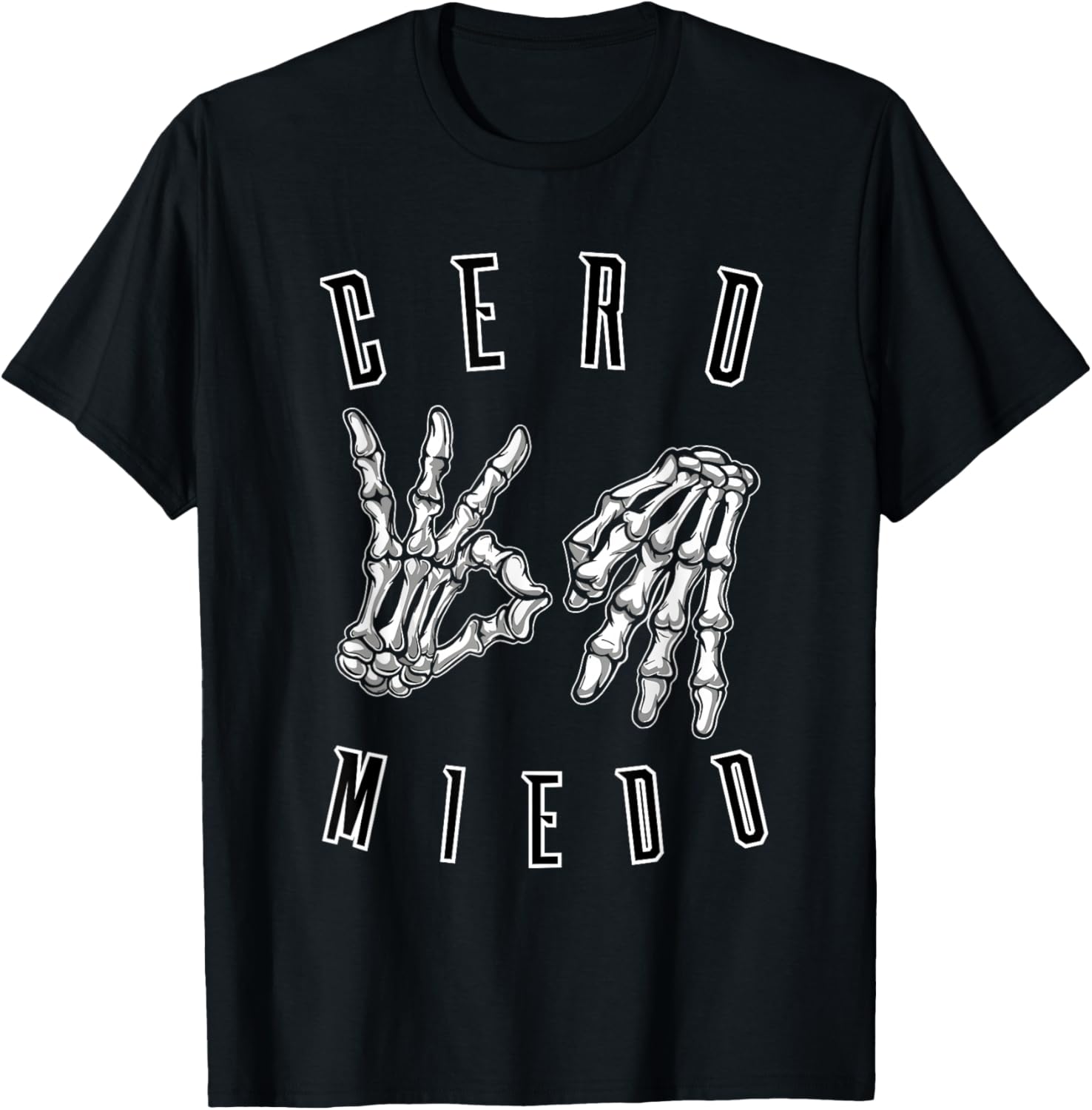 Cero Miedo Hand Sign Or No Fear In Spanish For Men