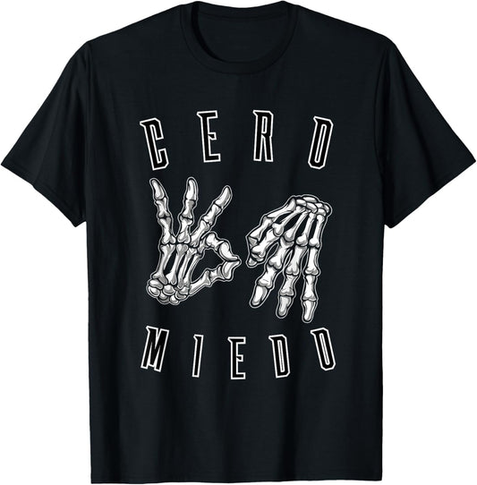 Cero Miedo Hand Sign Or No Fear In Spanish For Men