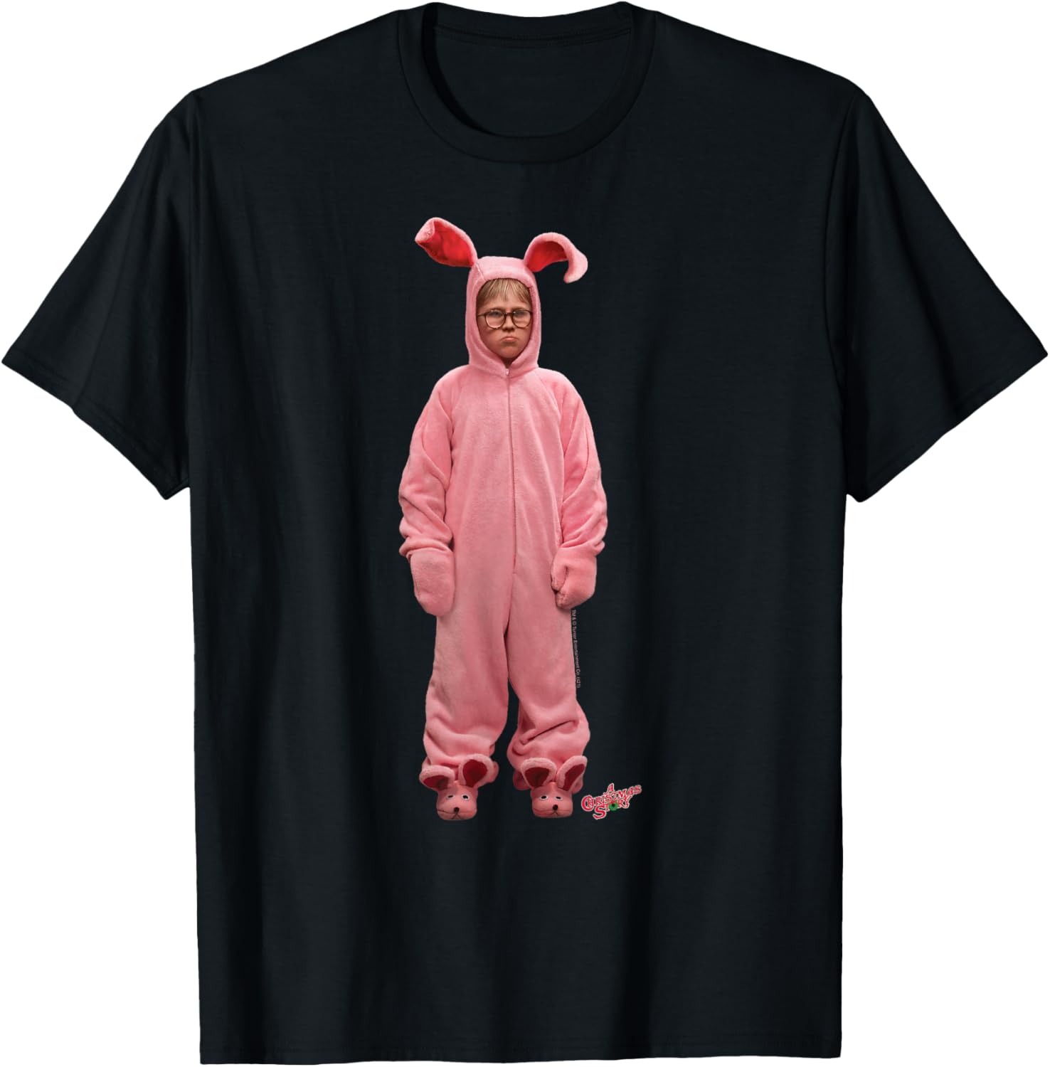 A Christmas Story Ralphie Pink Bunny Pink Nightmare T-Shirt