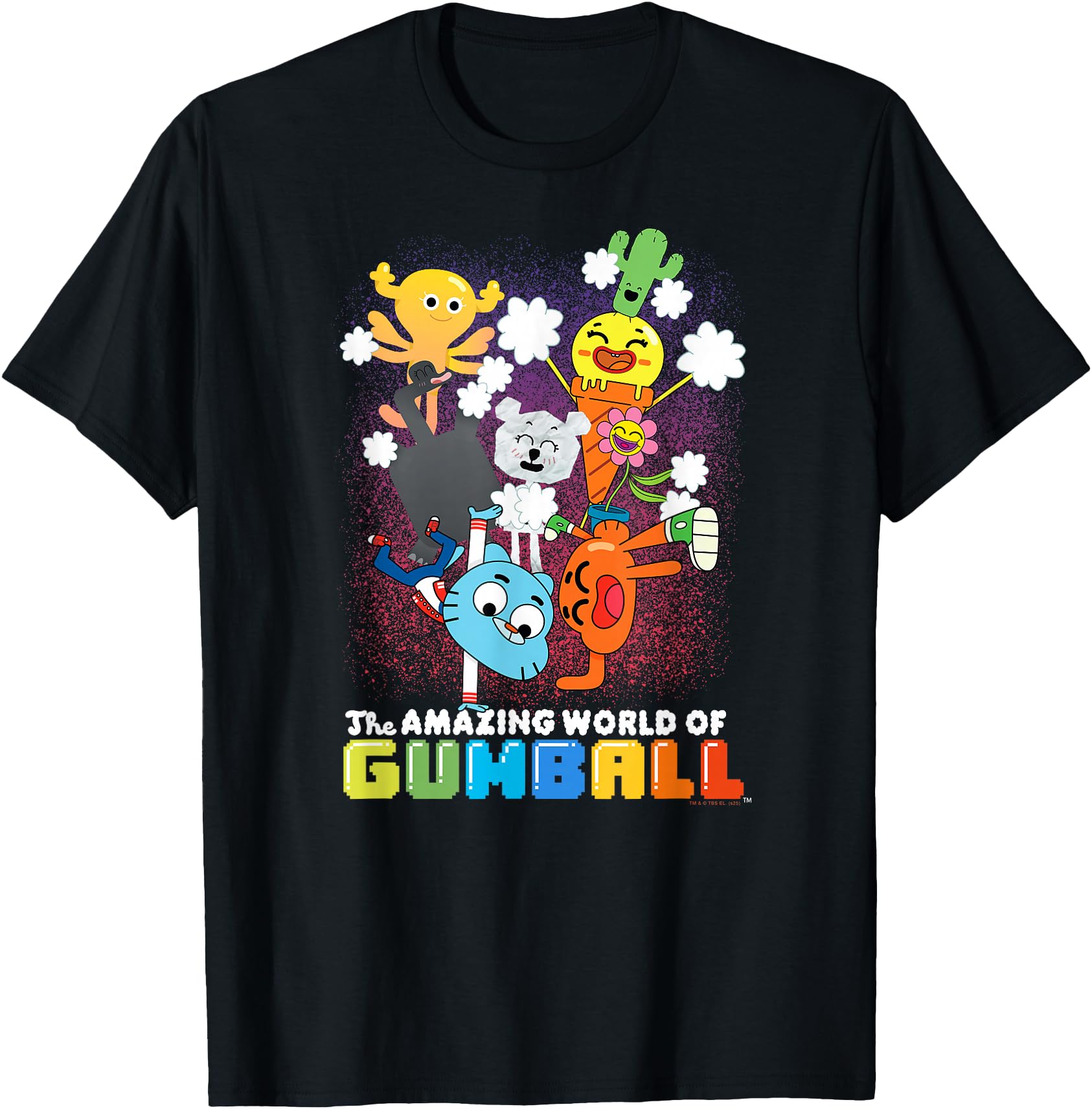 The Amazing World of Gumball Colorful Characters Cartoon