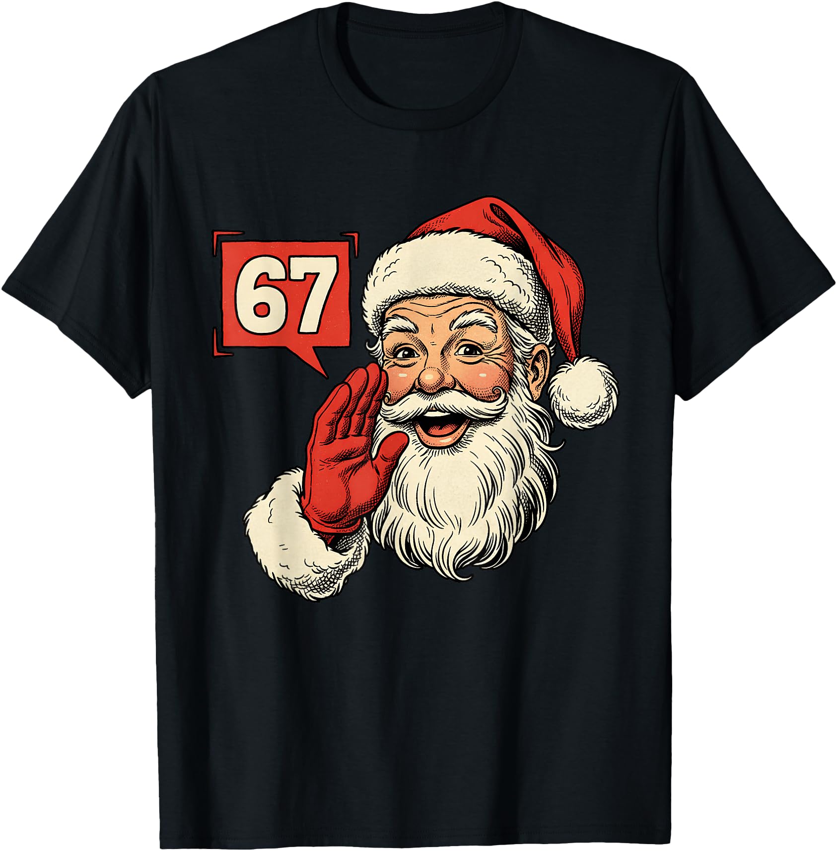 67 Meme Six Seven Santa Funny Christmas Gen Z Alpha Meme