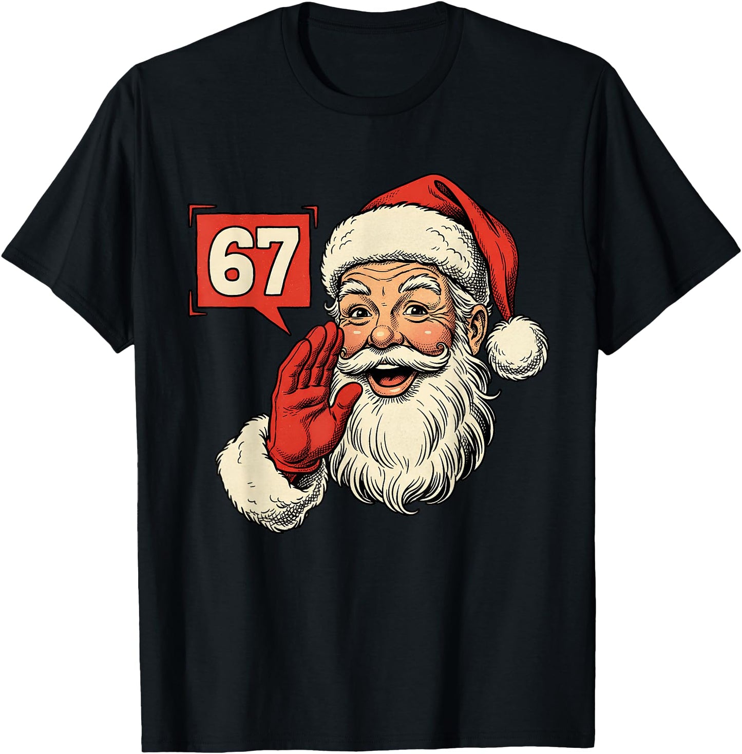 67 Meme Six Seven Santa Funny Christmas Gen Z Alpha Meme