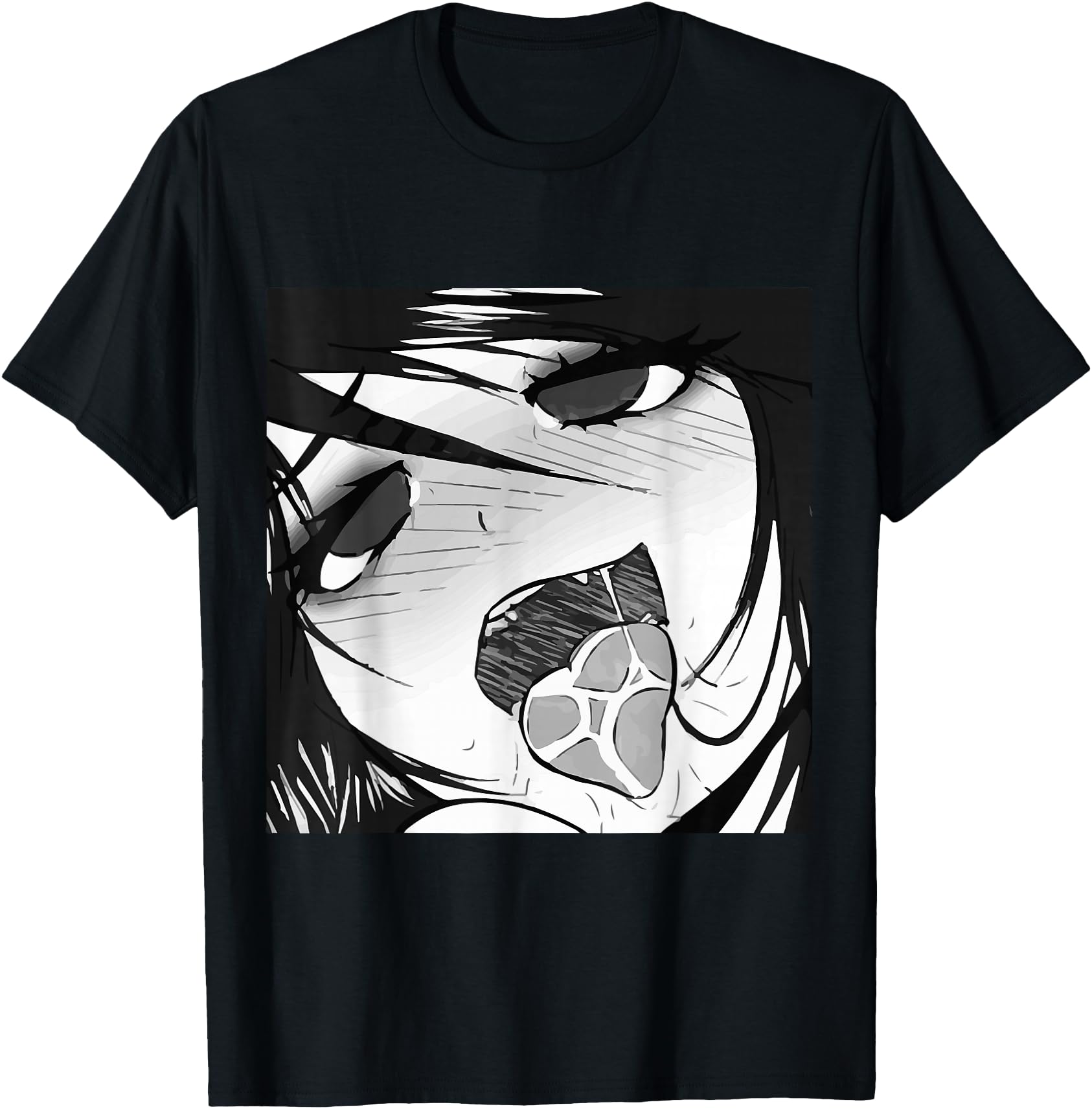 Ecchi Otaku Hentai Waifu Ahegao Girl Manga Anime T-Shirt