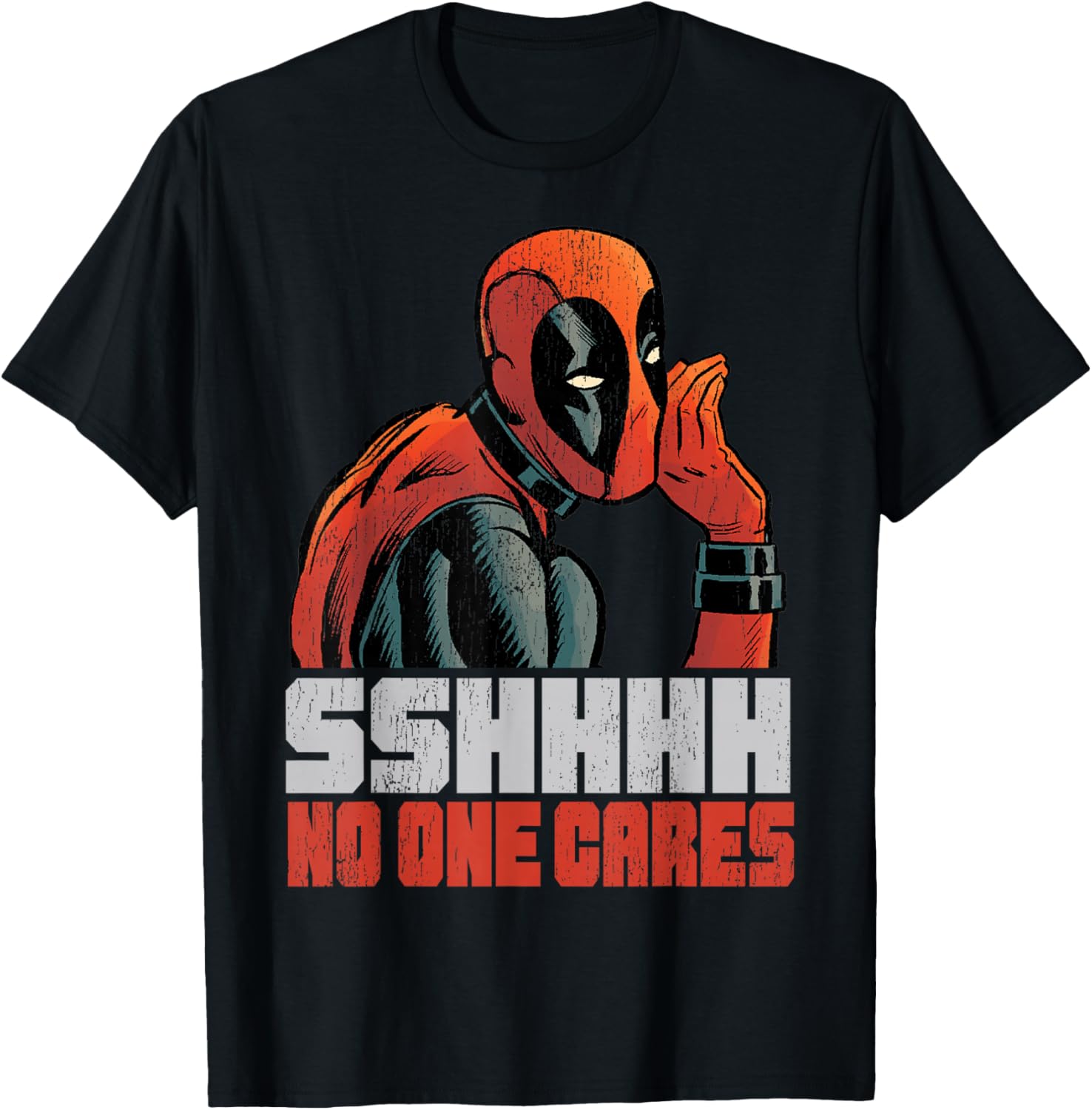 Marvel Deadpool SSHHHH No One Cares Whisper