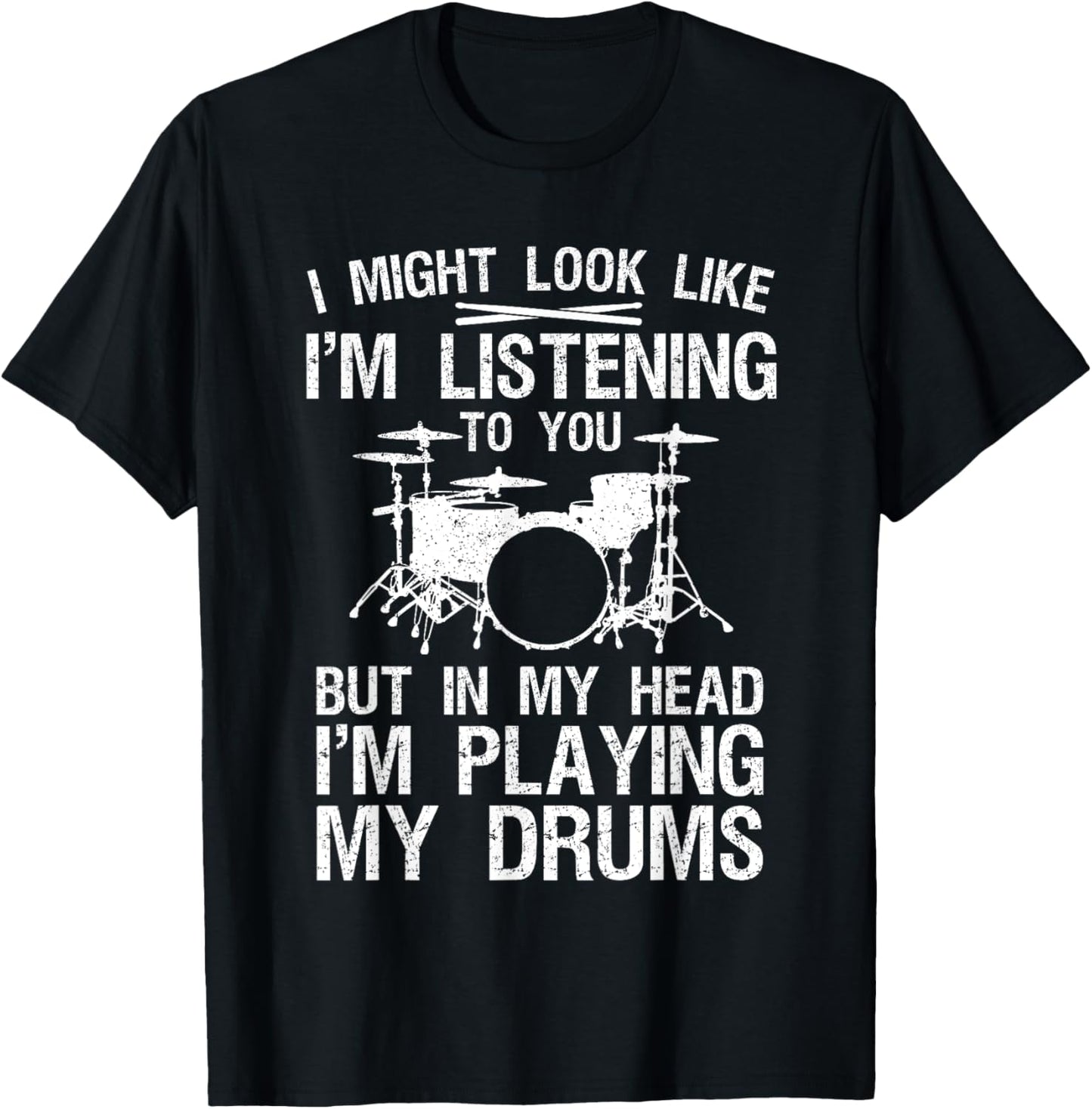 Funny Drummer Design For Men Women Drumline Drumming Drummer