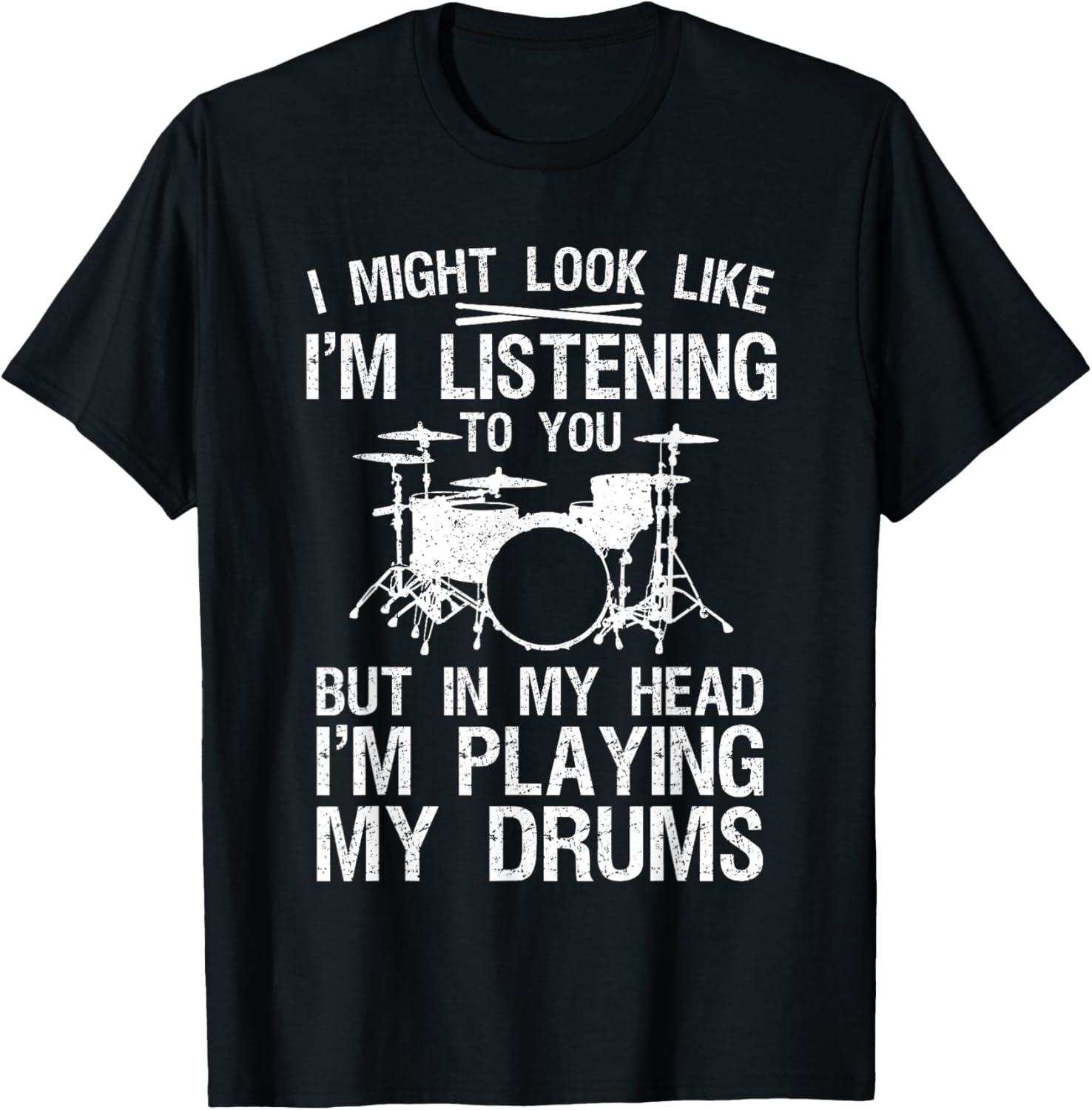Funny Drummer Design For Men Women Drumline Drumming Drummer
