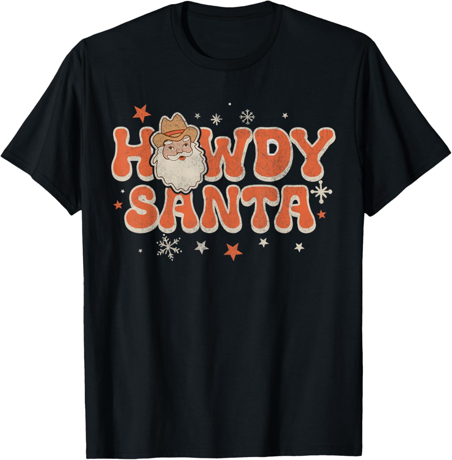 Groovy Christmas Howdy Santa Xmas Cute Cowboy Santa Claus
